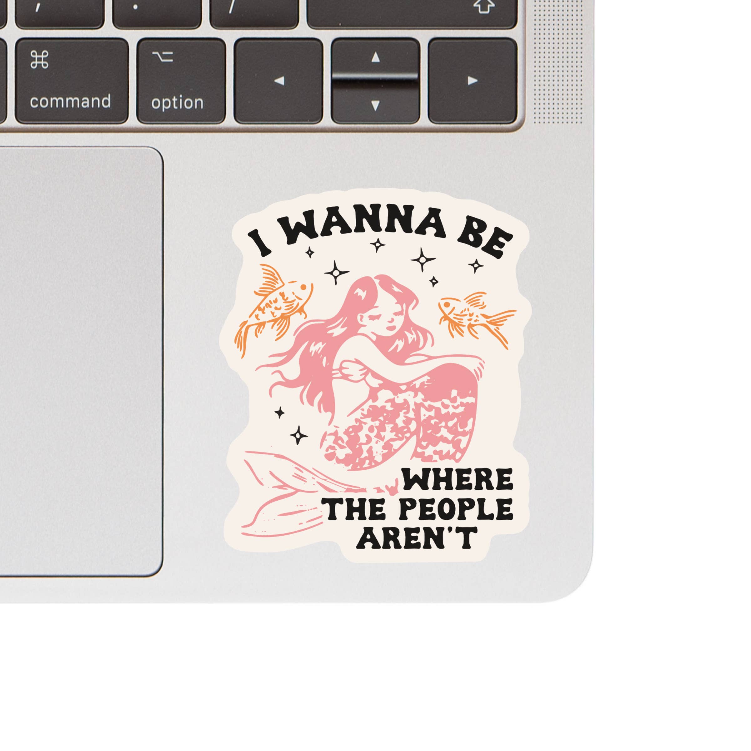 Juju and Moxie - Introvert Mermaid Personality High Quality Vinyl Sticker