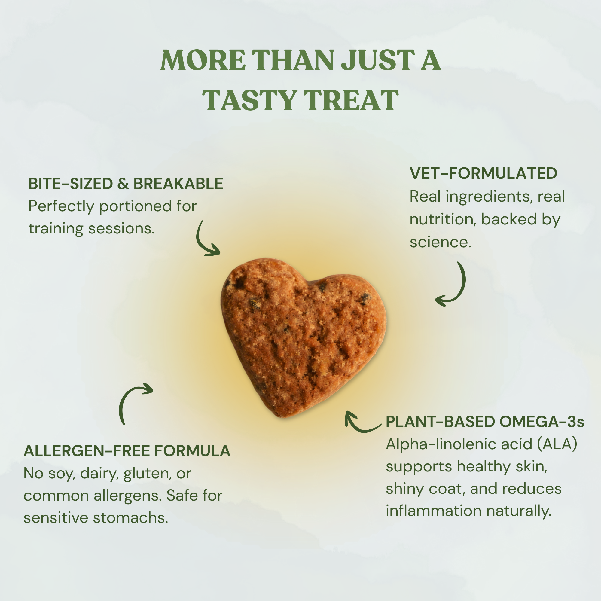 Botanical Bones- Love Bites, Strawberry & Peanut Butter (4oz)