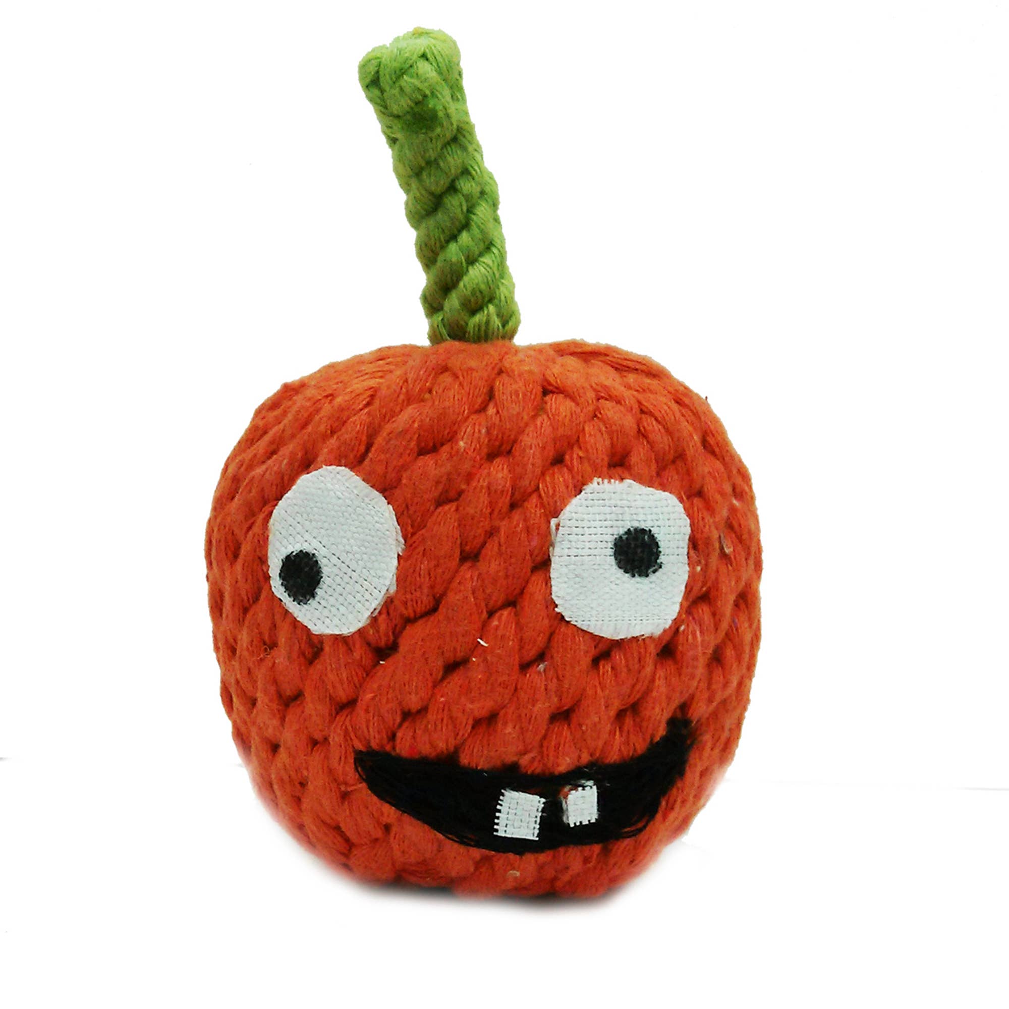 Jax & Bones - Pumpkin Rope Dog Toy (One Size)
