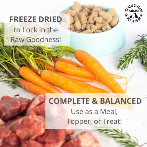 The New Zealand Natural Pet Food Co - Woof Wild Goat Freeze Dried Dog Food 1.76oz | 9.9oz | 2.2lb: 9.9oz