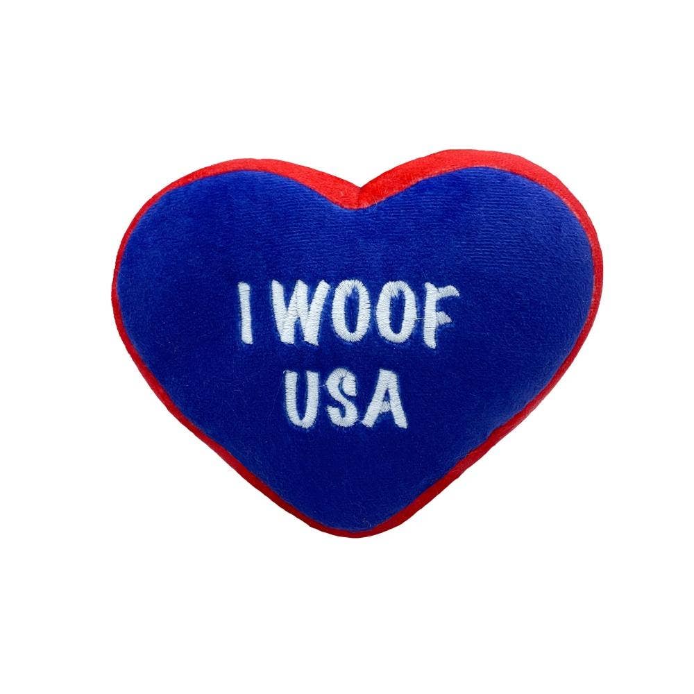Huxley & Kent - Paws & Stripes Heart Dog Toy