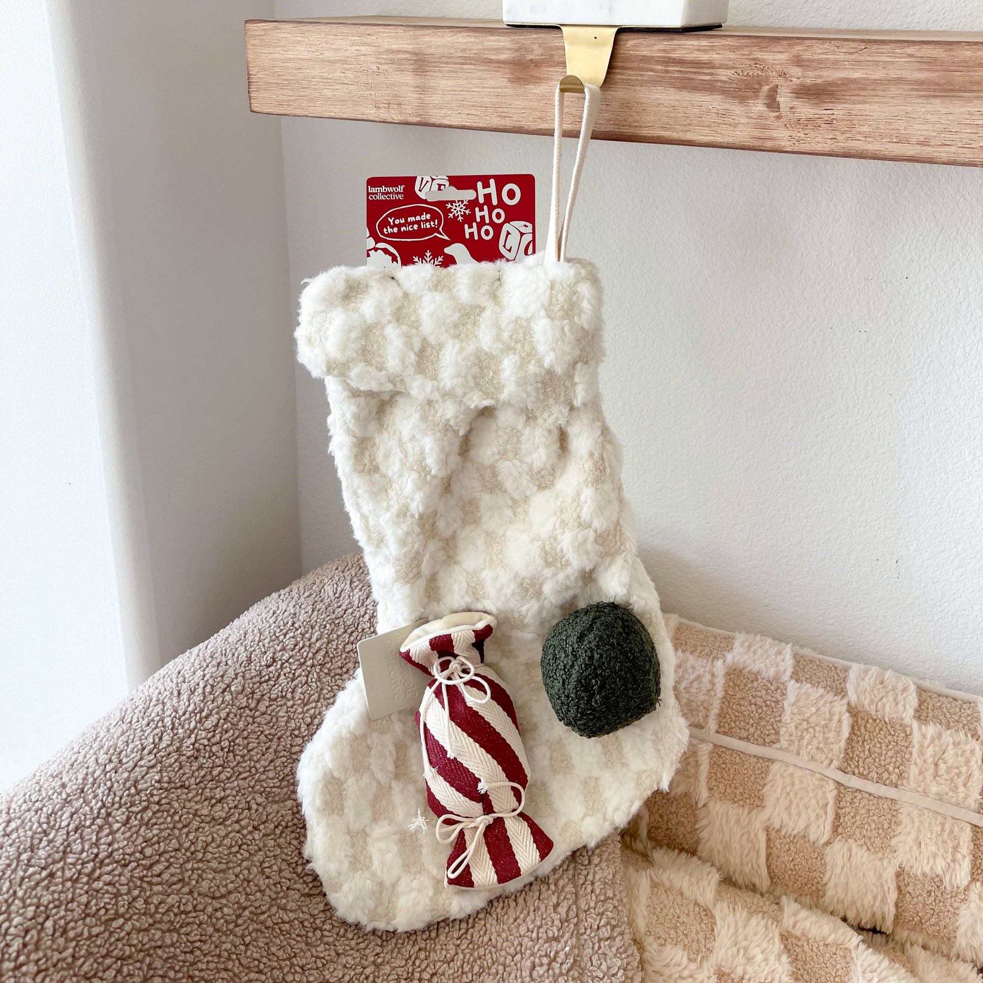 Lambwolf Collective - XMAS STOCKING//ENRICHMENT DOG TOY // HOLIDAY