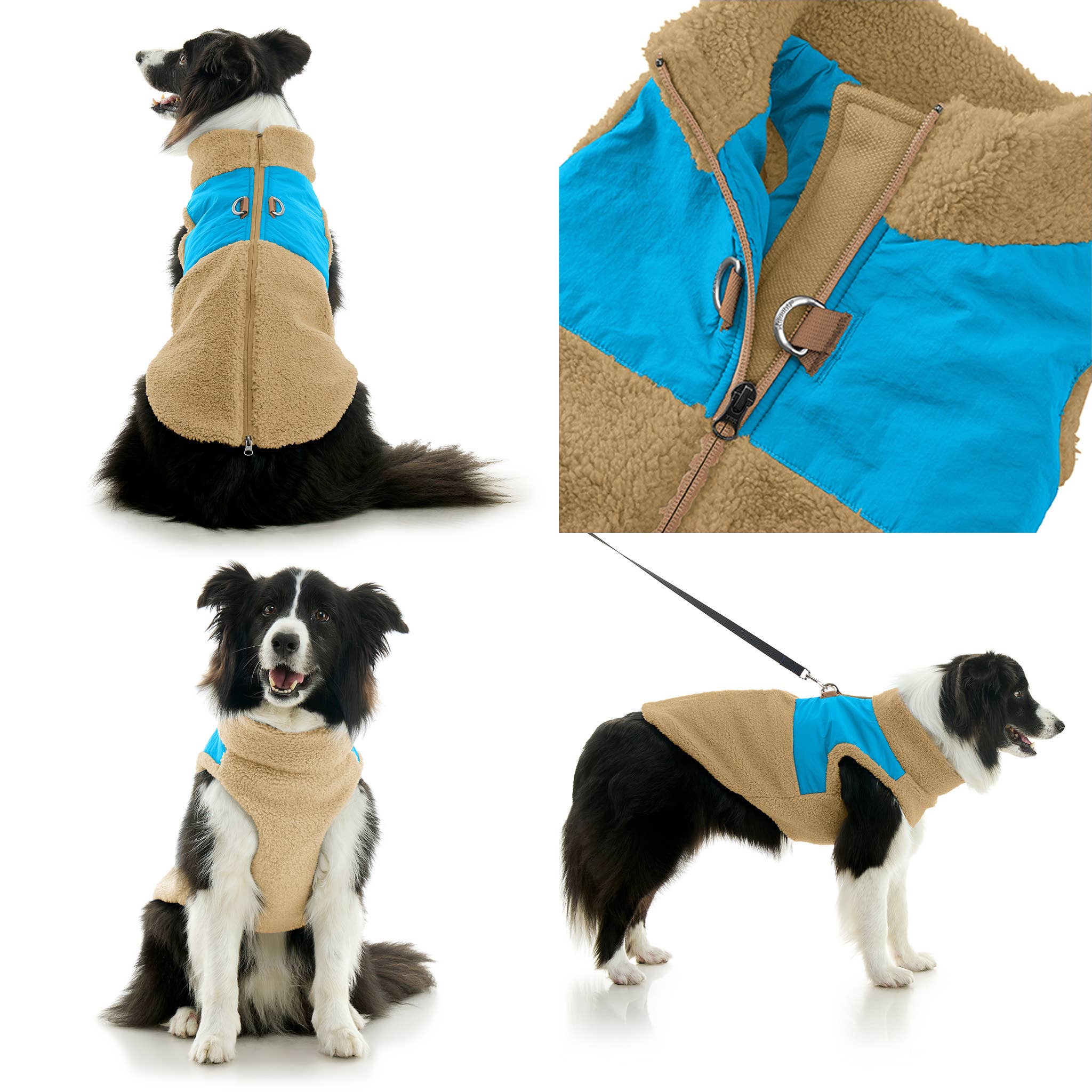 Gooby - #72233 Zip Up Sherpa Vest: Purple / Medium