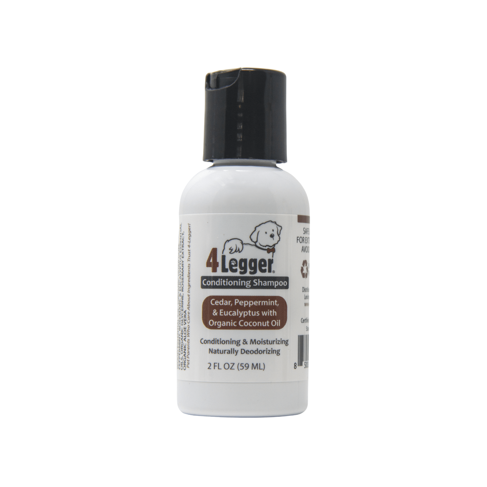 4-Legger - Natural Cedar Dog Shampoo and Conditioner with Peppermint & Eucalyptus: 16 oz