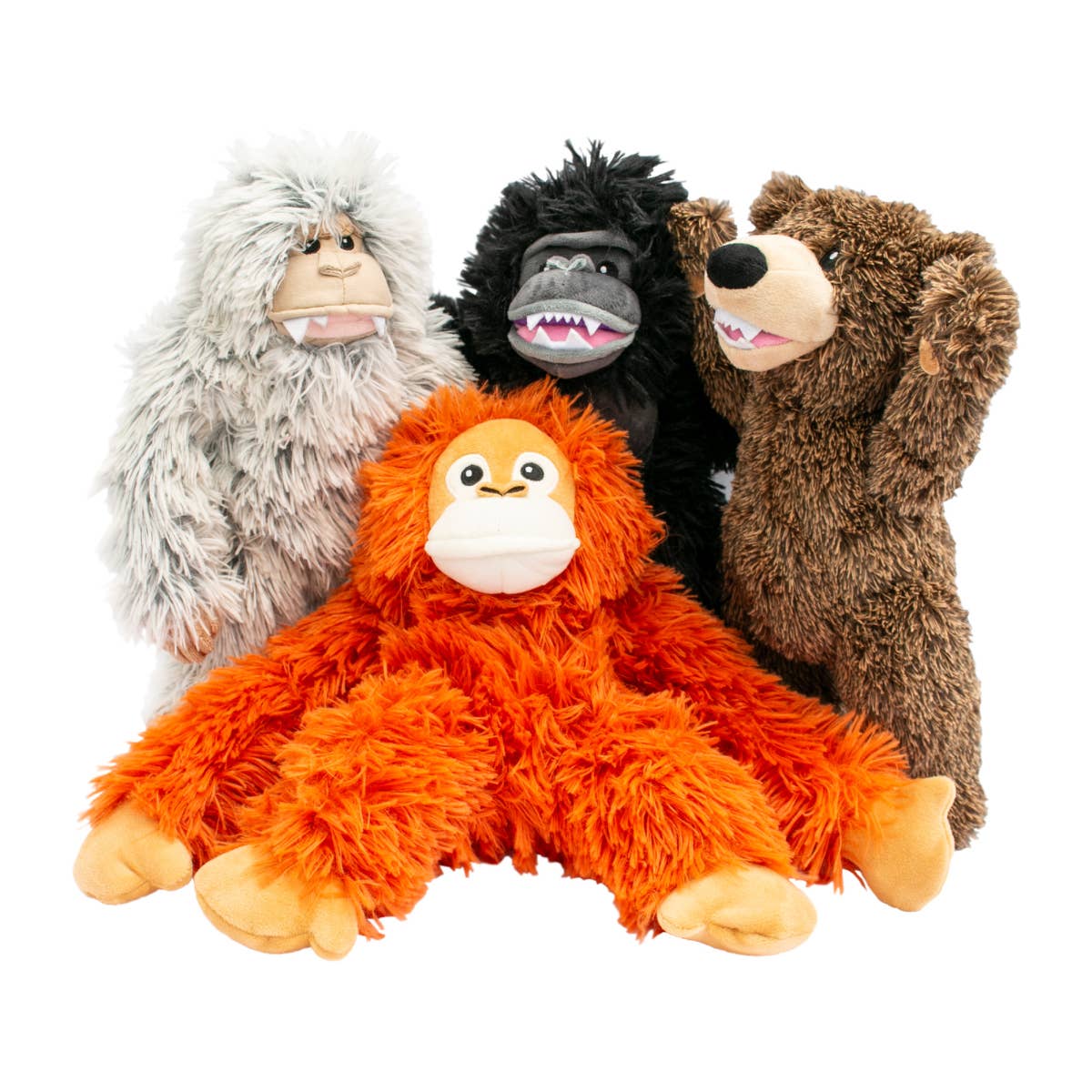 Tall Tails - Grizzly Rope Body Dog Toy