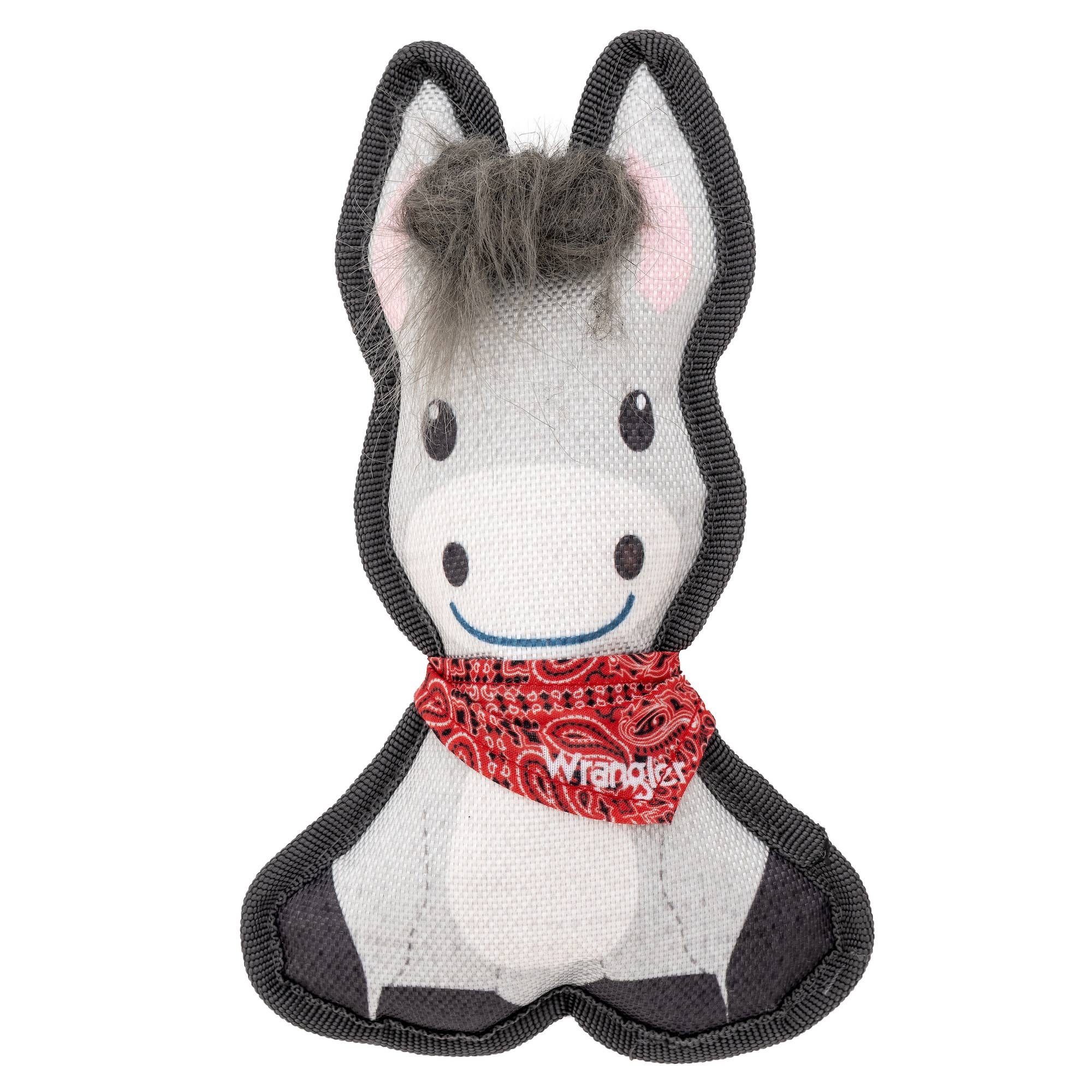 Lexington Pet & Wrangler Pet - Wrangler Tough Canvas Donkey Plush Toy