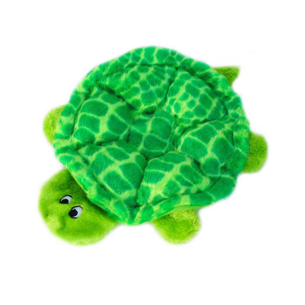 ZippyPaws - Squeakie Crawlers - SlowPoke the Turtle - Dog Toy