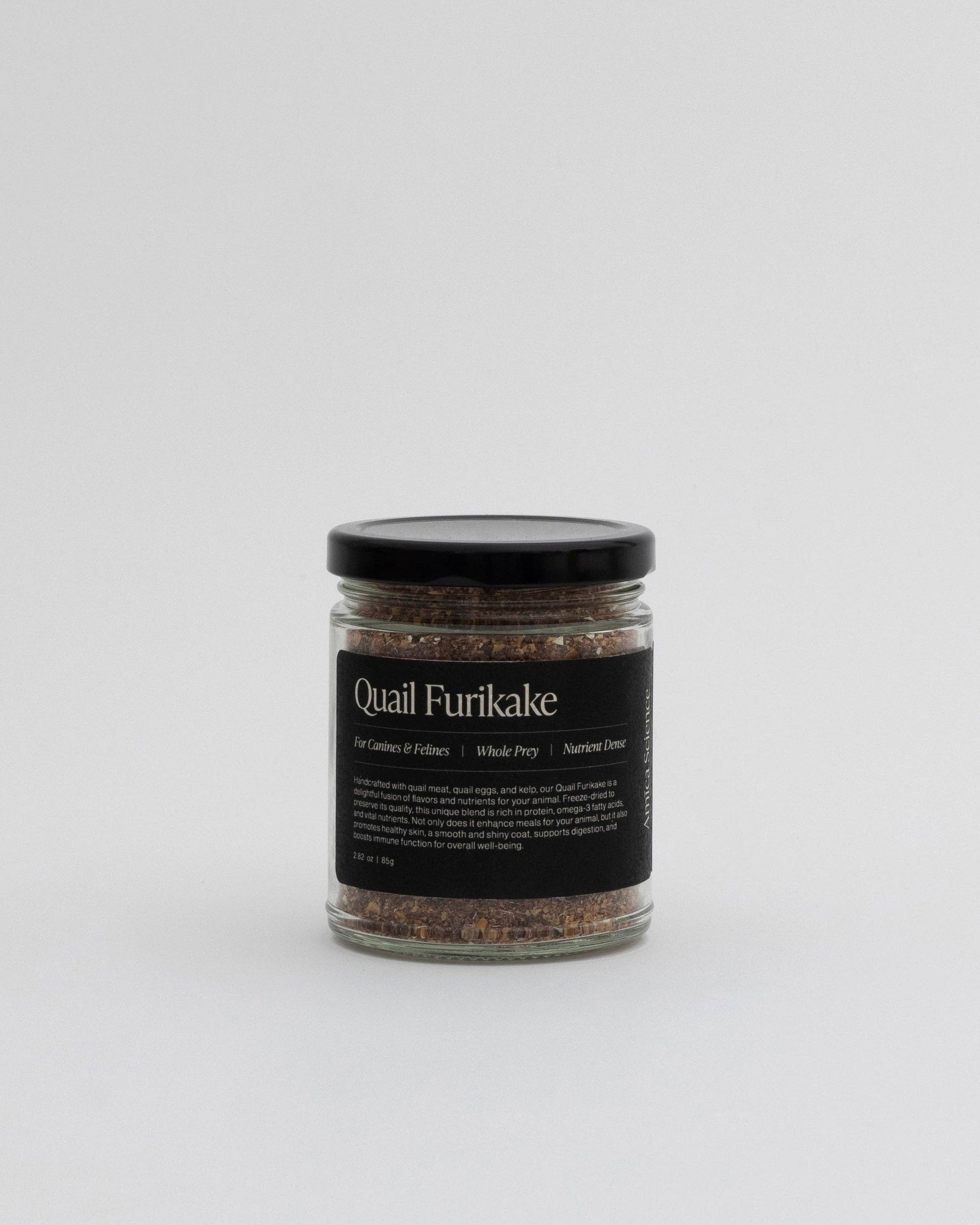 Amica Science - Quail Furikake: Reusable Glass Jar (90g)
