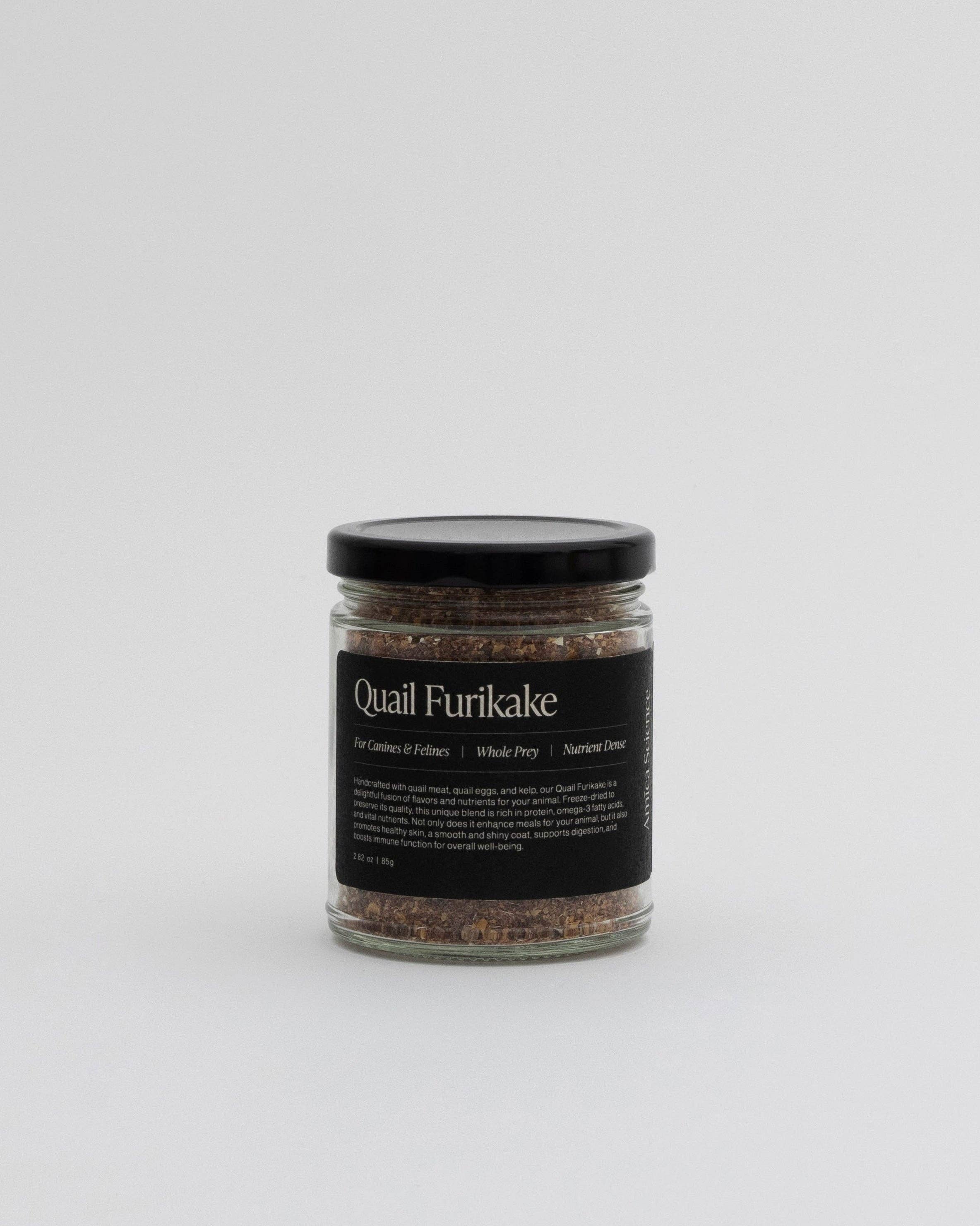Amica Science - Quail Furikake: Reusable Glass Jar (90g)