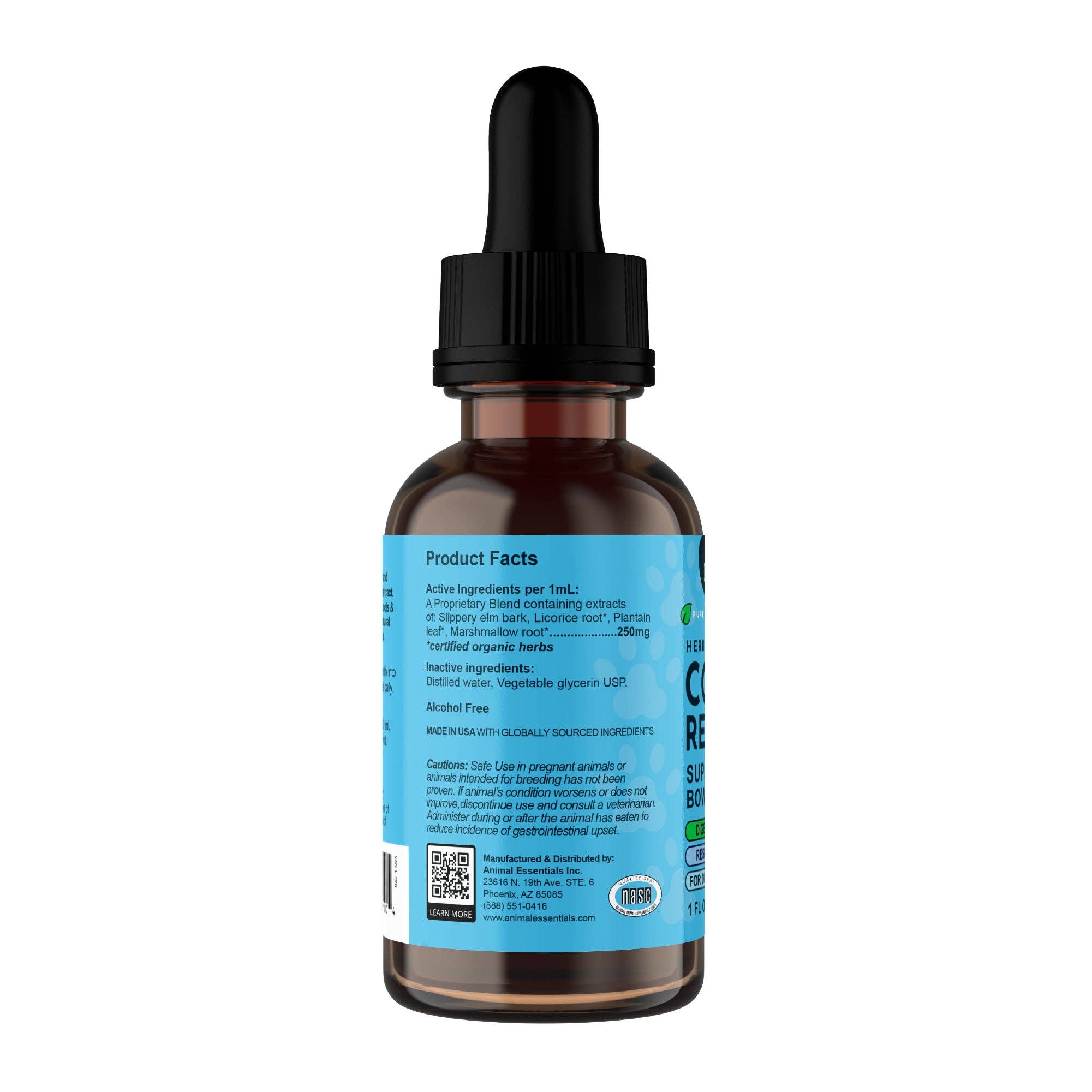 Animal Essentials - Colon Rescue Herbal Tonic | Supports Normal Bowel Function: 1oz