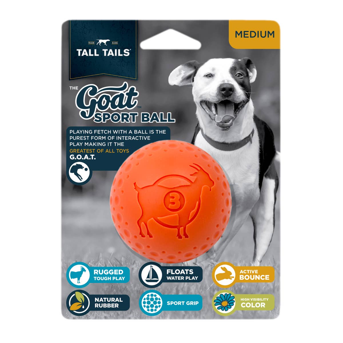 Tall Tails - Tall Tails GOAT Sport Ball, Medium