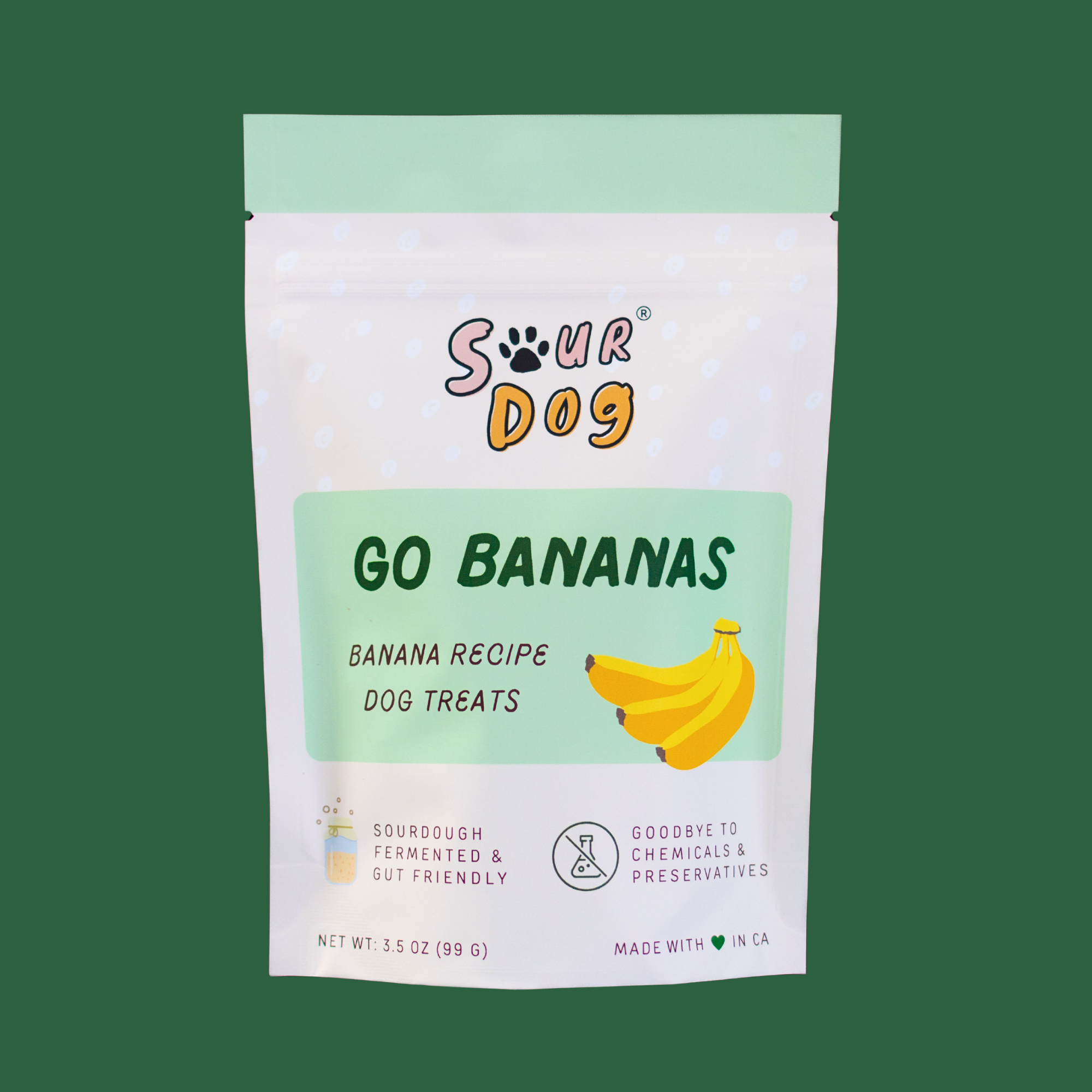 SourDog - Go Bananas - Banana Sourdough Dog Treats