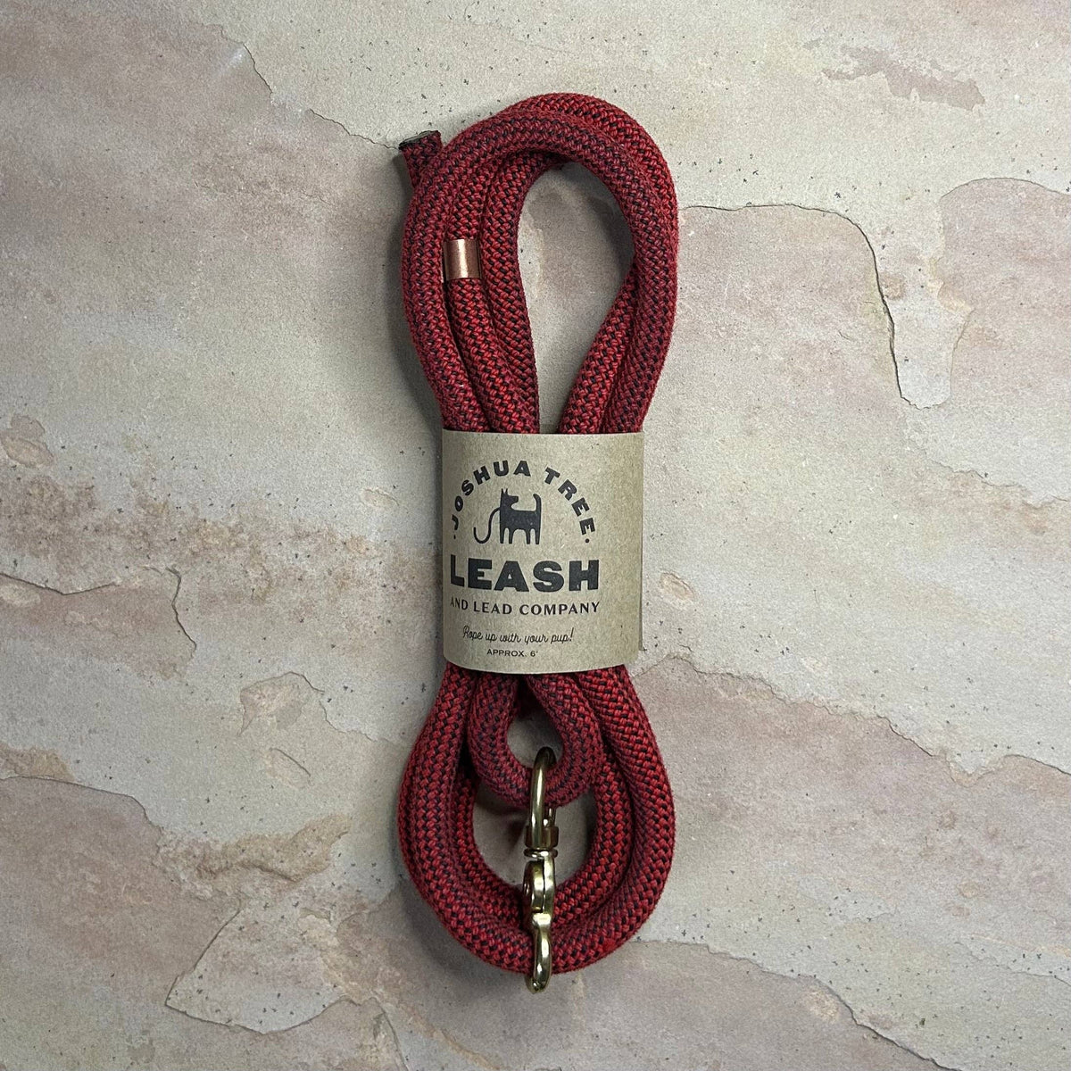 Joshua Tree Leash & Lead - Panama Red
