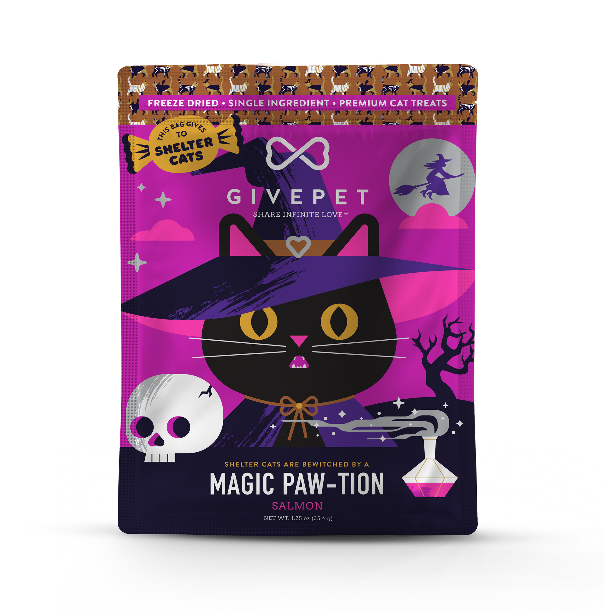GivePet - GivePet Magic Paw-tion Halloween Freeze-Dried  Cat Treats