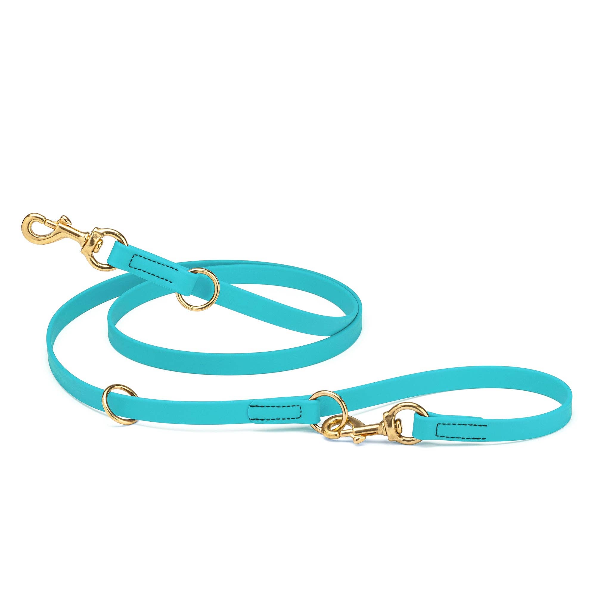 Dogline - Viper Biothane Adjustable Multi-Purpose Dog Leash with Brass Hardware, 7FT: Lemon Yellow