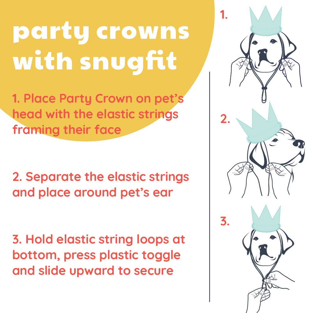 Huxley & Kent - Party Crown Gold with SnugFit® (Small)