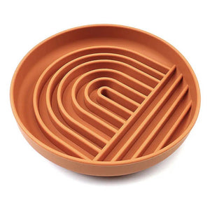 Koira - Rainbow Silicone Slow Feeder Lick Mat with Suction terracota