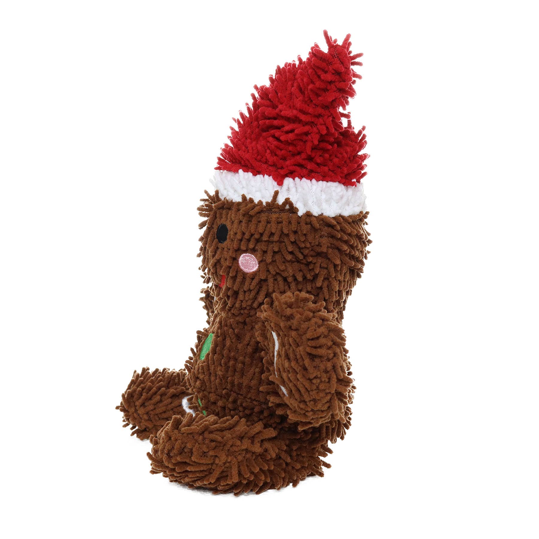 Tuffy Dog Toys - VIP Products - Mighty Microfiber Ball Gingerbread Man, Christmas Dog Toy