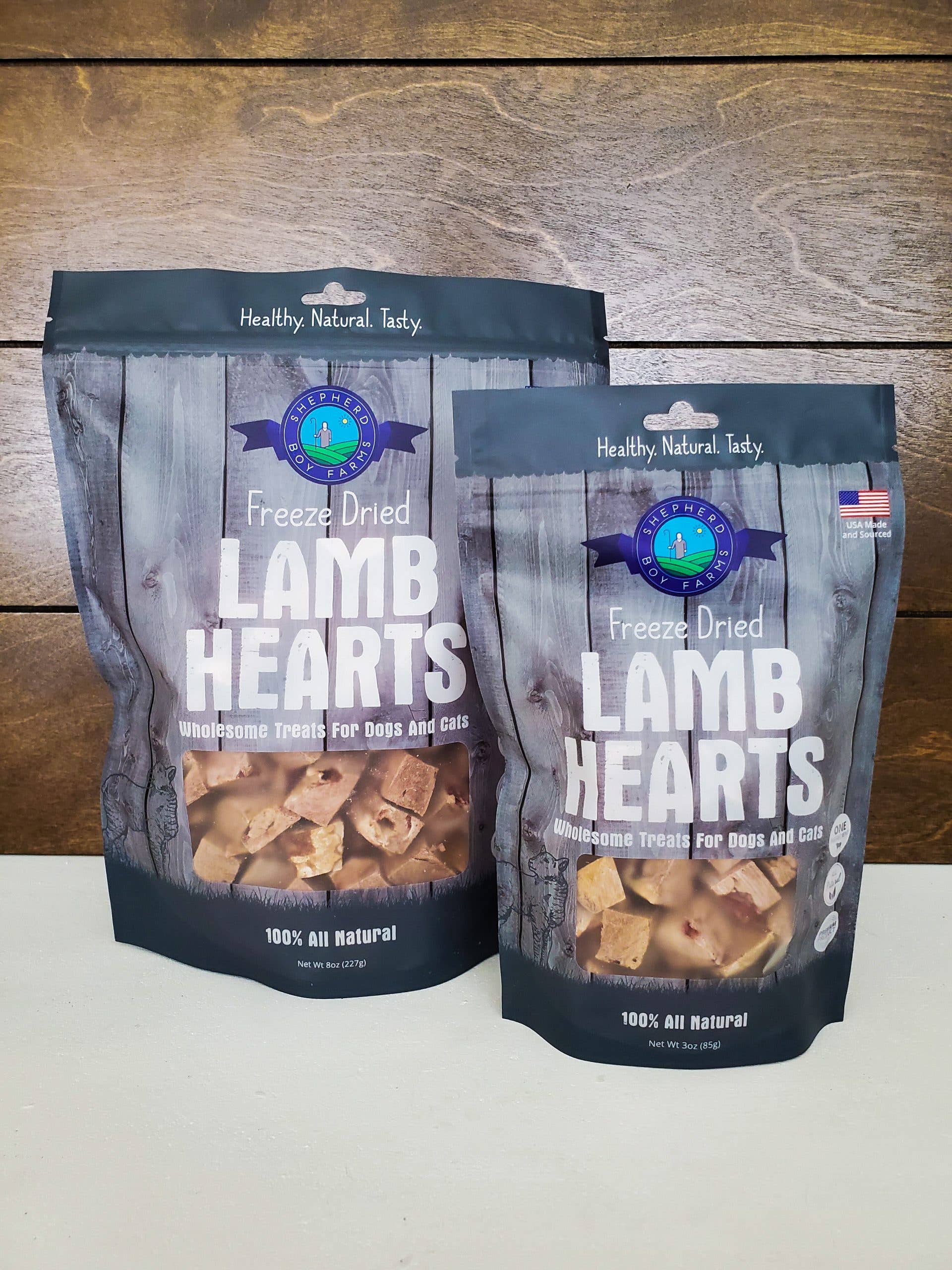 Shepherd Boy Farms - Freeze Dried Lamb Heart Treats: 3oz