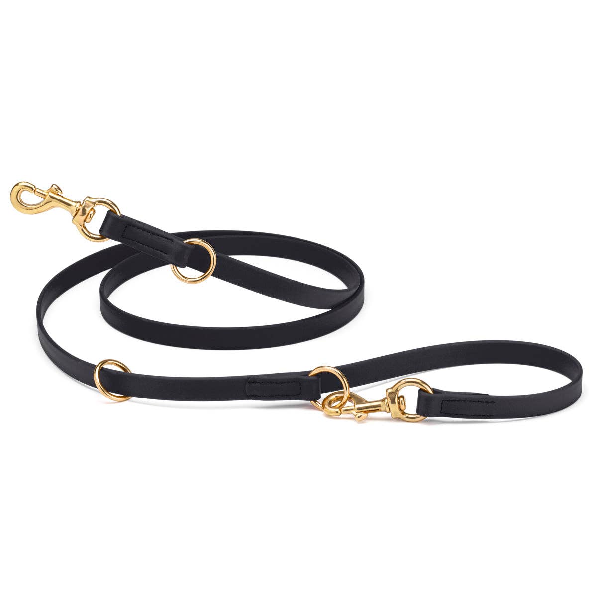 Dogline - Viper Biothane Adjustable Multi-Purpose Dog Leash with Brass Hardware, 7FT: Teal