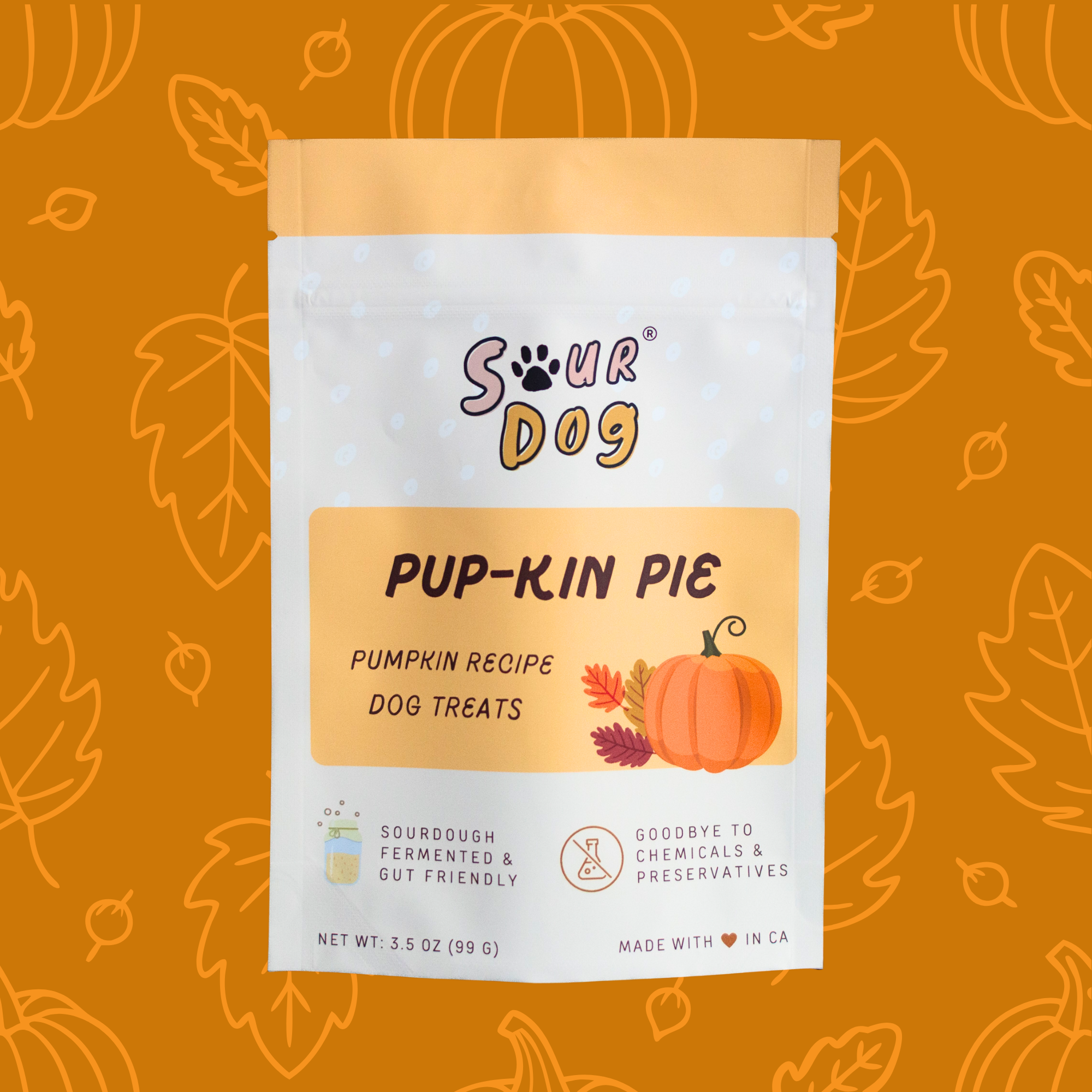 SourDog - Pupkin Pie - Pumpkin Sourdough Dog Treats