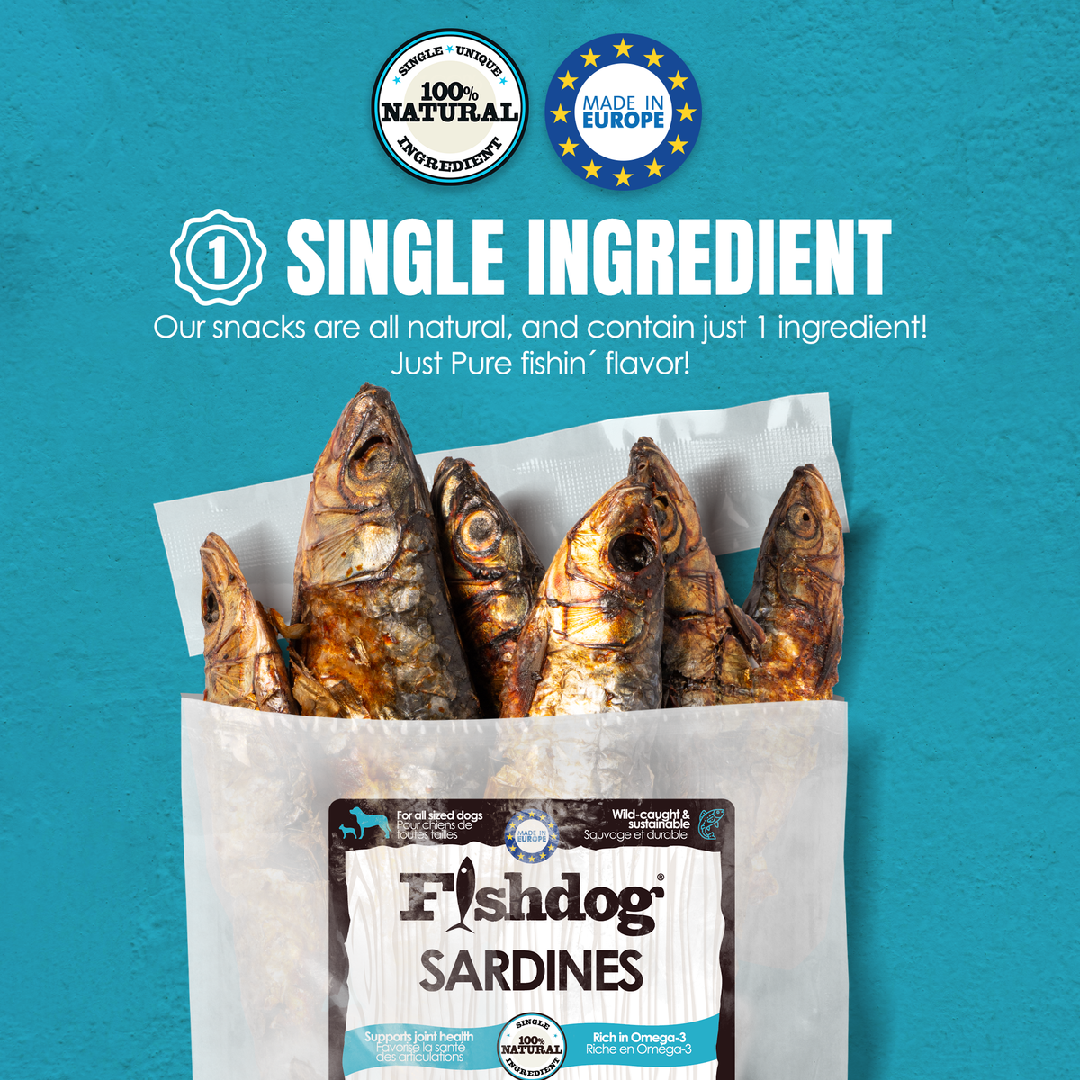 Palz&Co | Fishdog Sardines (2.5oz)