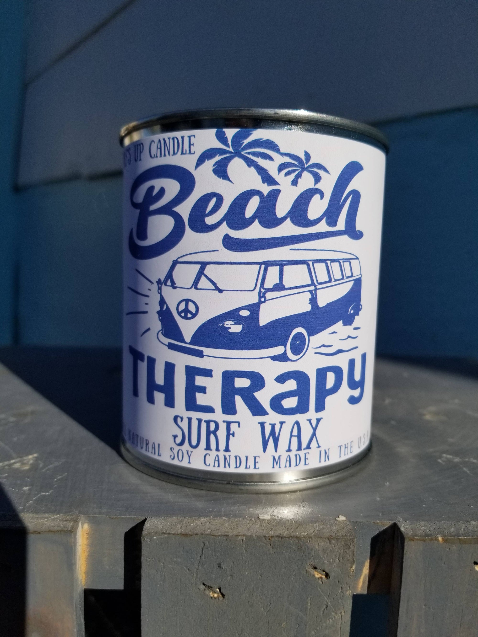 Surfs Up Candle - Beach Therapy Surf Wax Paint Can Candle
