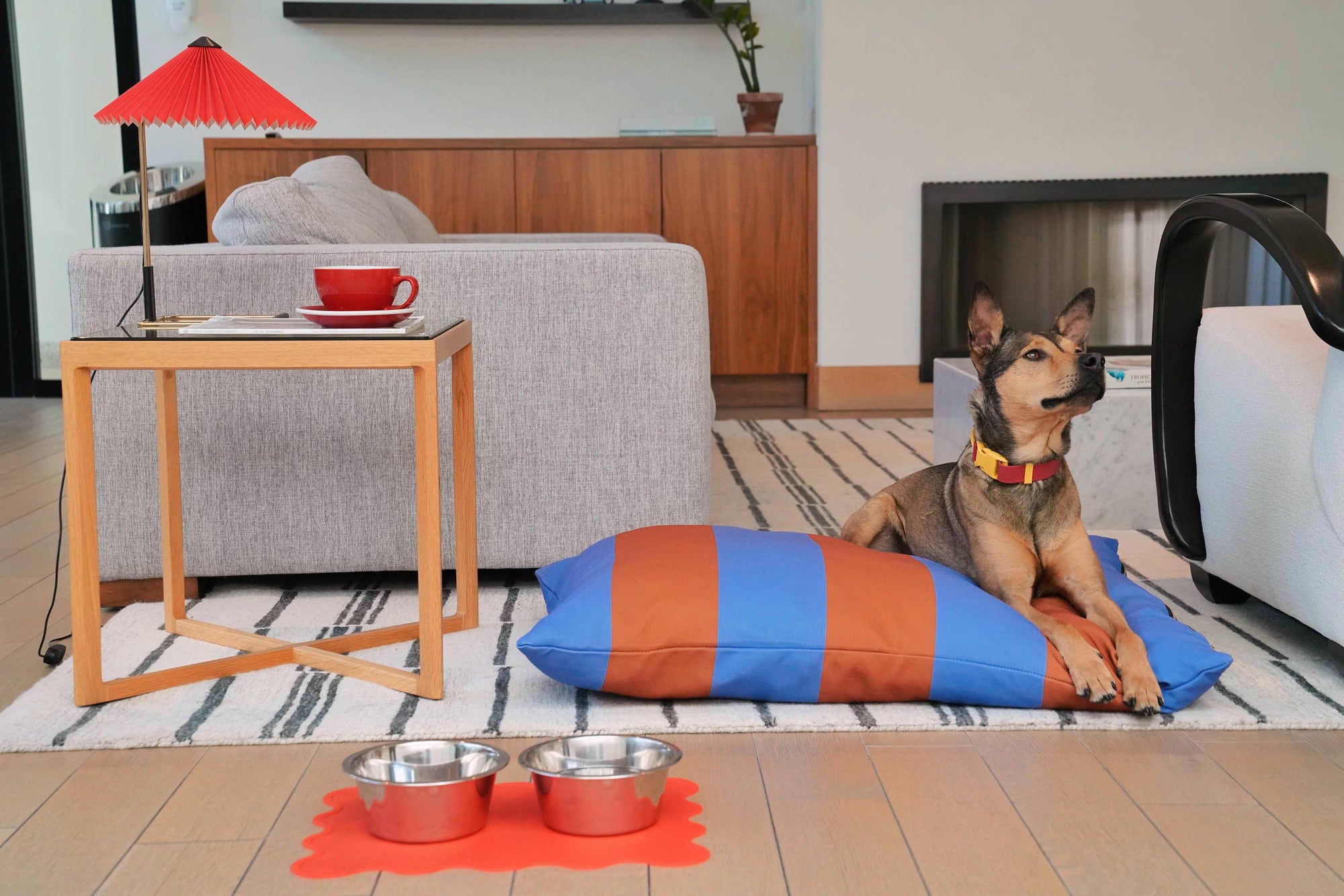 Approved by Fritz - USA - The Fritz Dog Bed | Recycled | Machine Washable: Checkered / Grande
