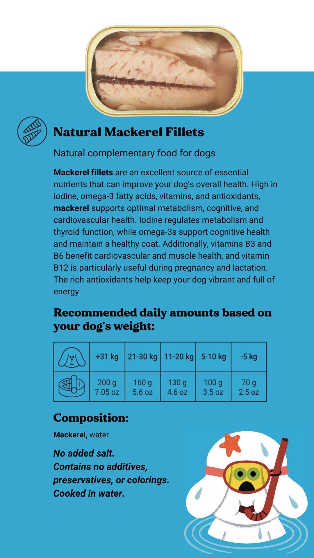 Canumi - Natural Mackerel Fillets - Available only in the US: English