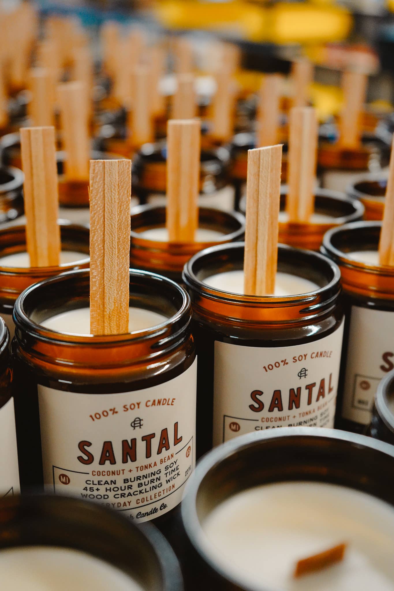 Ambush Candle Co. - Santal | Coconut + Tonka Bean 8oz Soy Candle
