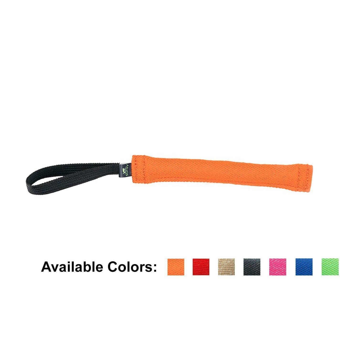 Dogline - Viper French Linen Tug Dog Toy: Red / 12in L x 2in W
