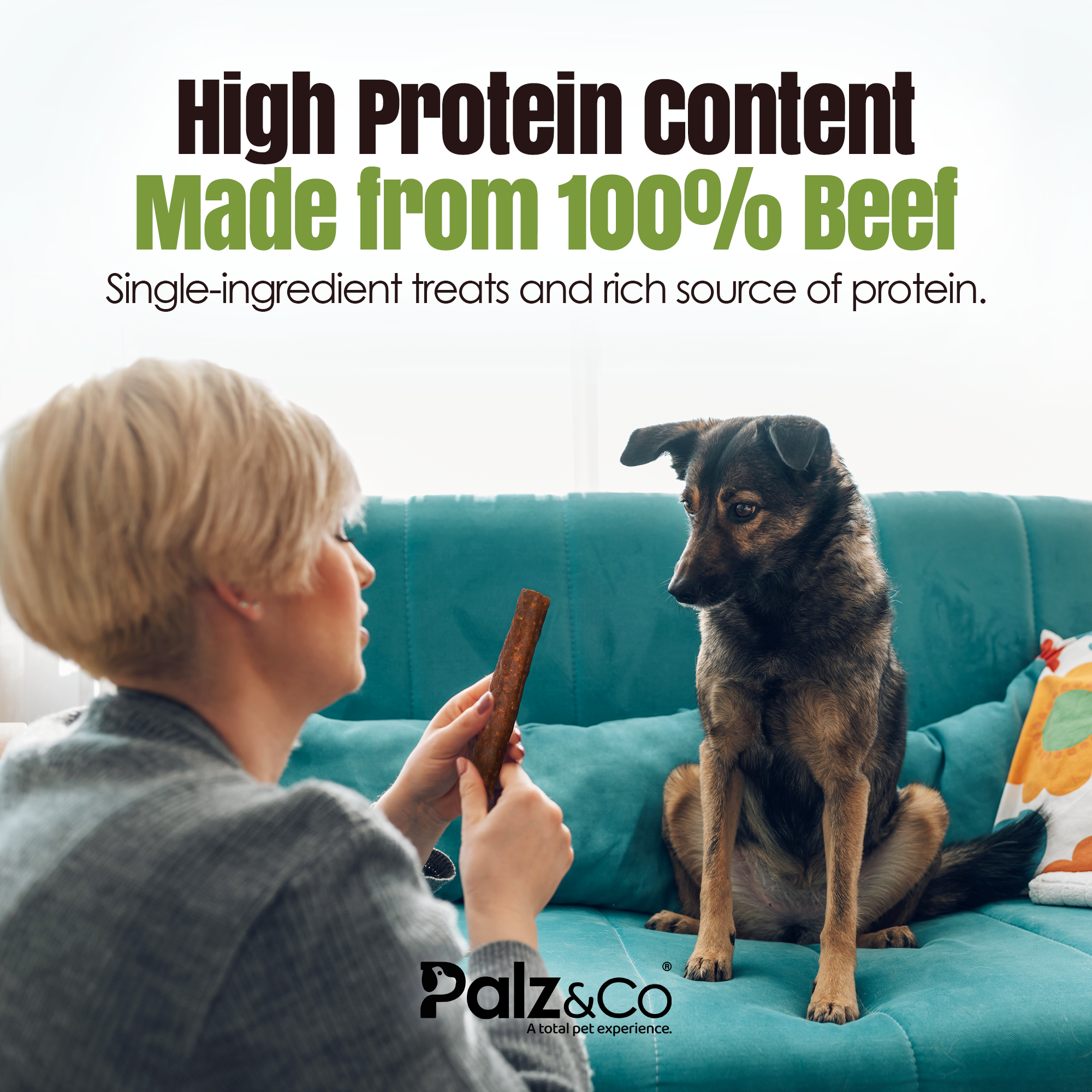 Palz&Co- Moodog Beef Sausage (8 Pack)