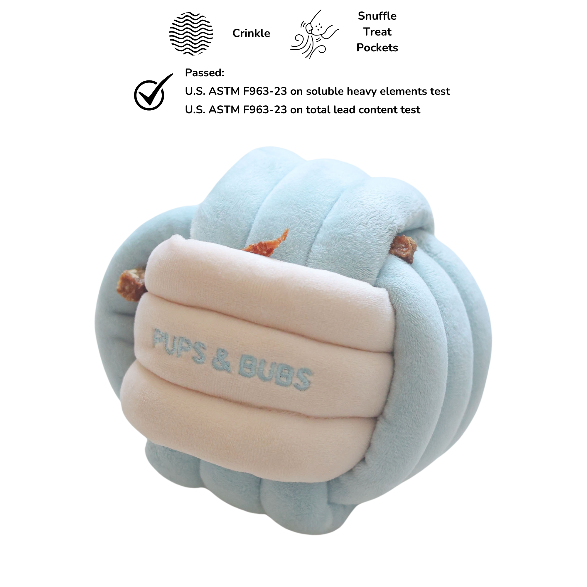 Pups & Bubs- Snuffle Knot Nosework Toy