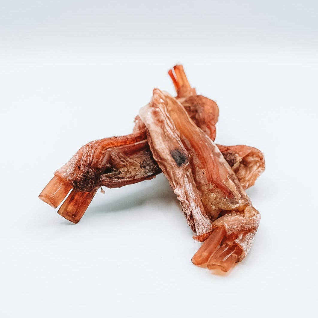 Wild n Fresh Treats - Dehydrated Bison Tendons: 5-6oz (around 3 tendons)