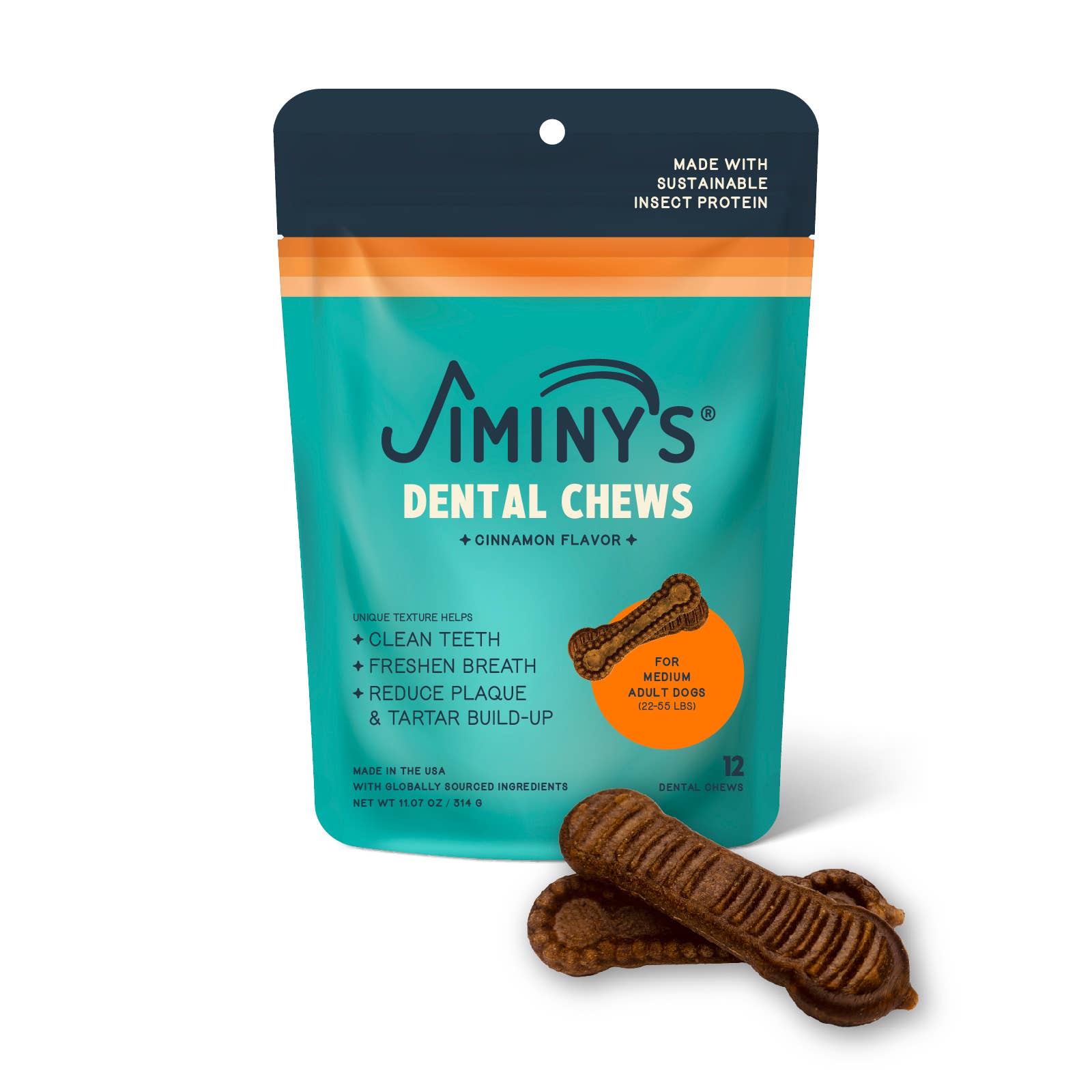 Jiminy's - Dental Chews: Medium