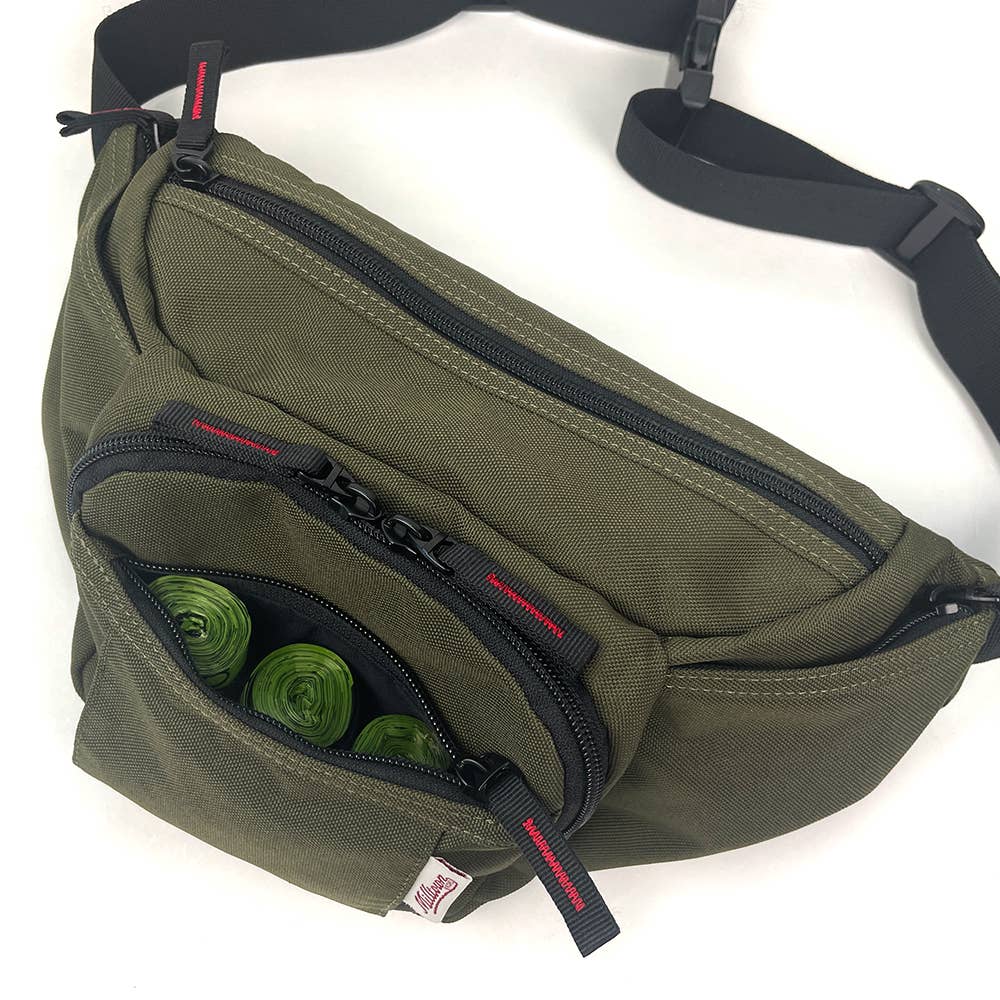 Milltown Brand - Dog Walk Fanny Pack: Black