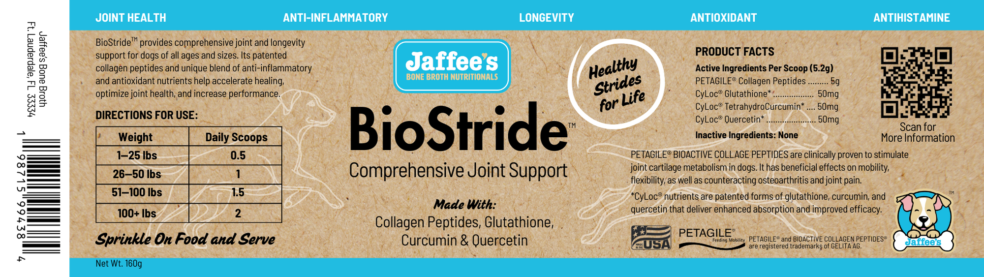 Jaffee's Bone Broth - BioStride Joint Supplement