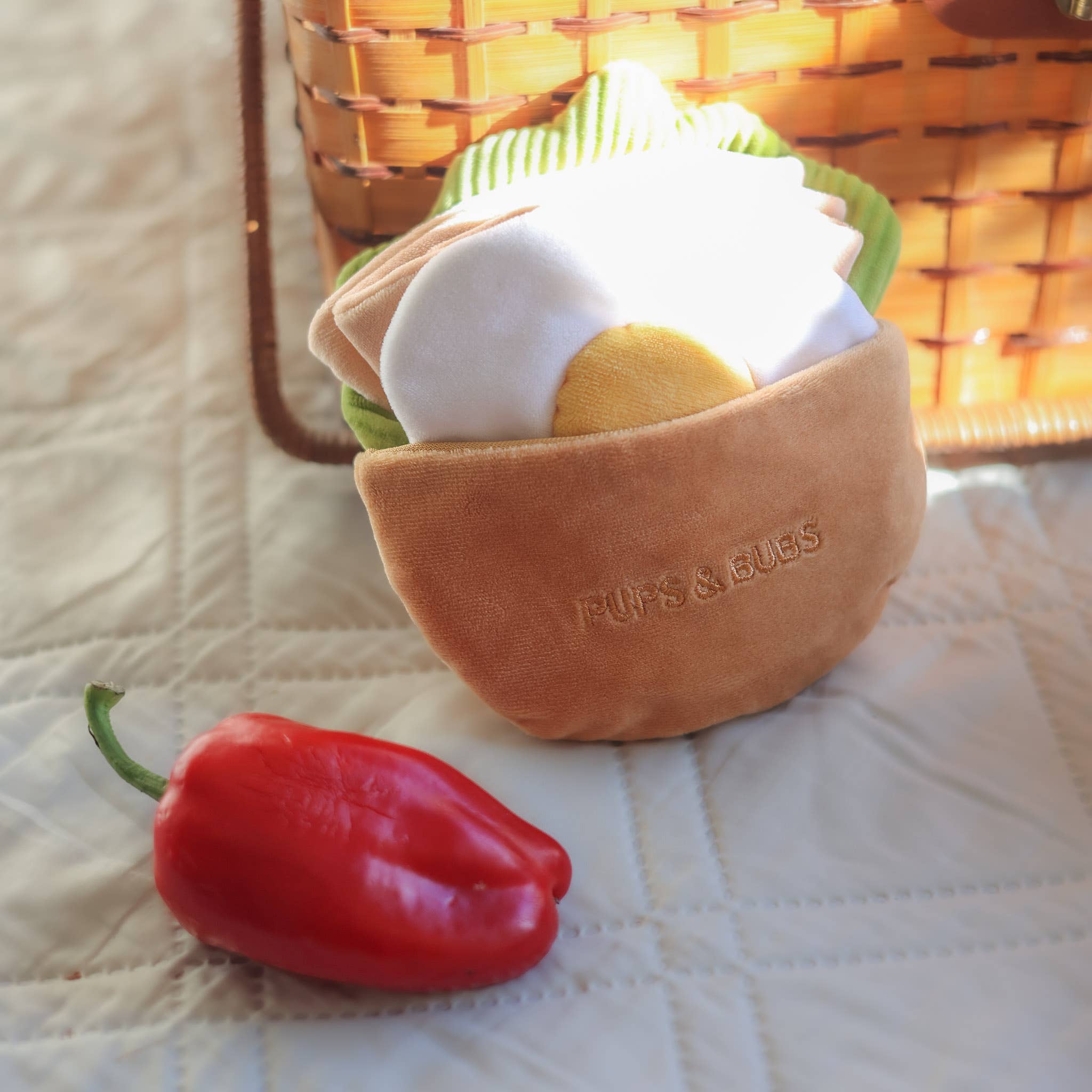 Pups & Bubs- Pita Pocket Nosework Toy