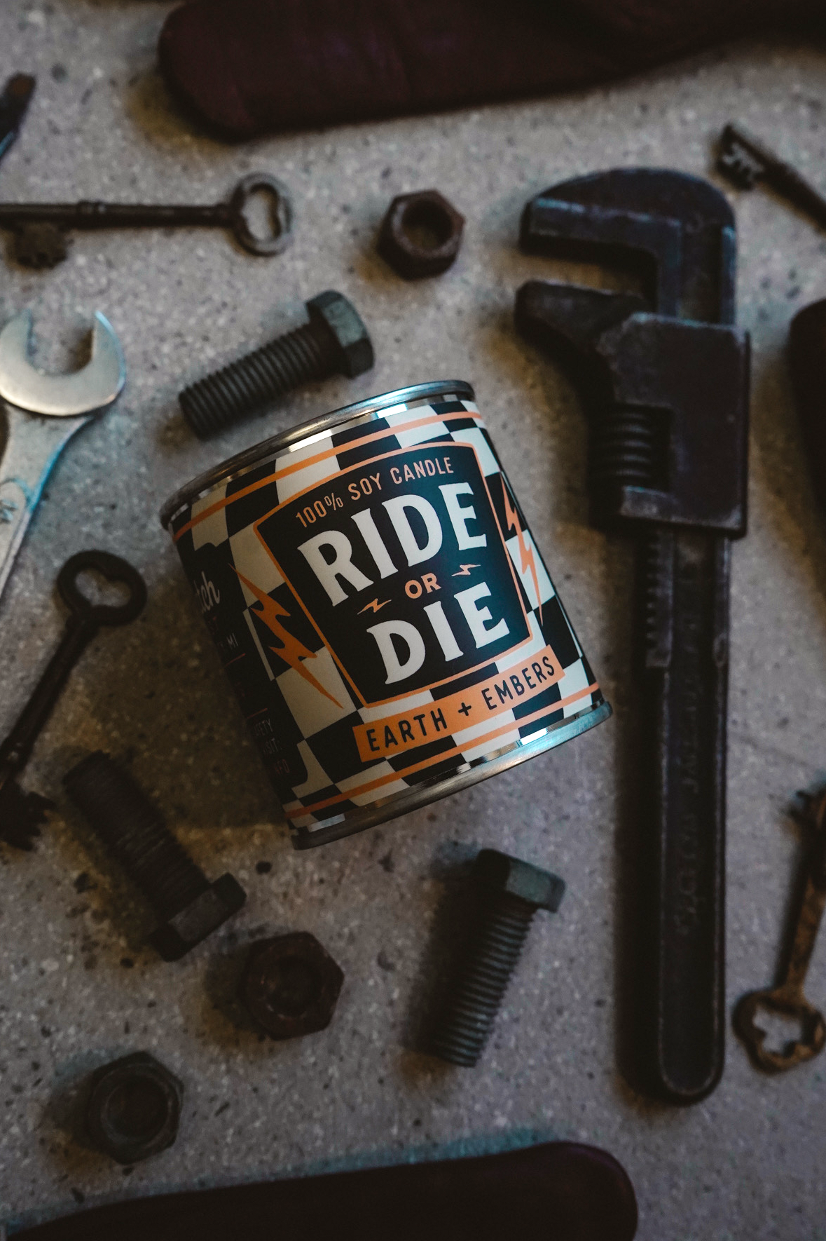 Ambush Candle Co. - Ride Or Die | Earth & Embers 8oz Soy Candle