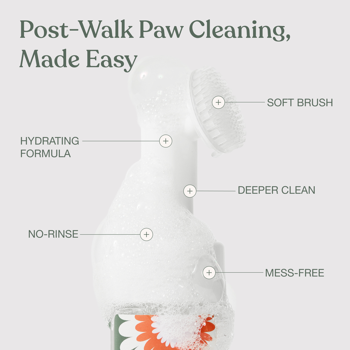 Dandylion | Clean Paws No-Rinse Foaming Cleanser (5 oz)