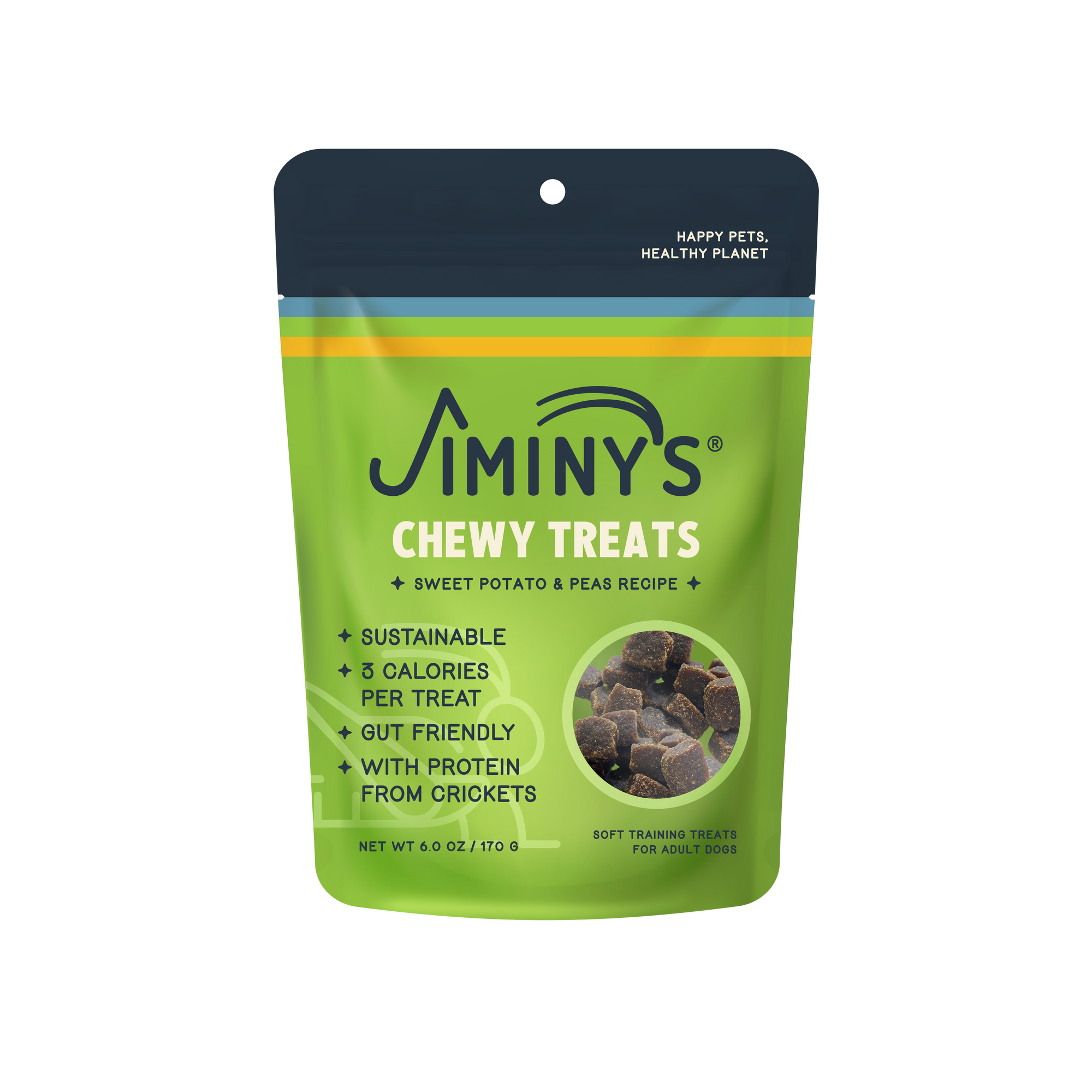Jiminy's - Sweet Potato & Peas Soft and Chewy Training Treats