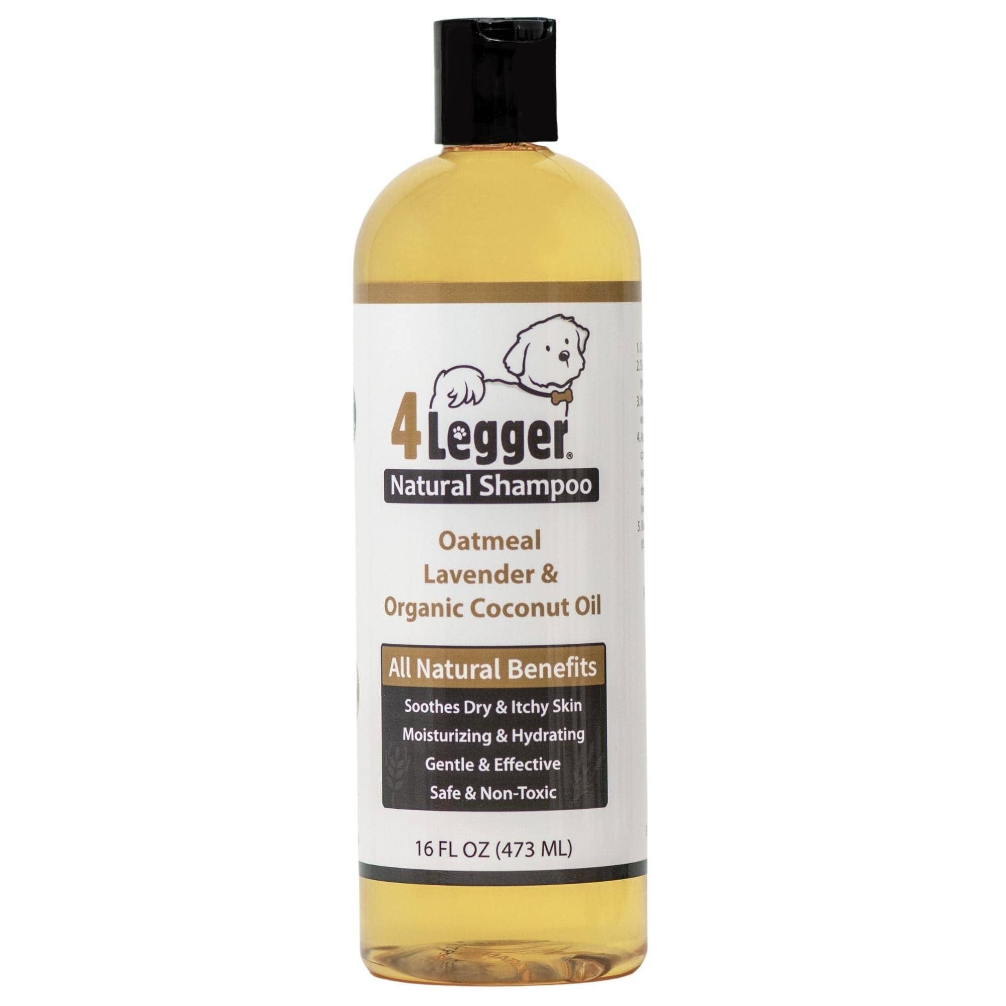 4-Legger - Organic Oatmeal Dog Shampoo with Lavender and Aloe: 2 oz