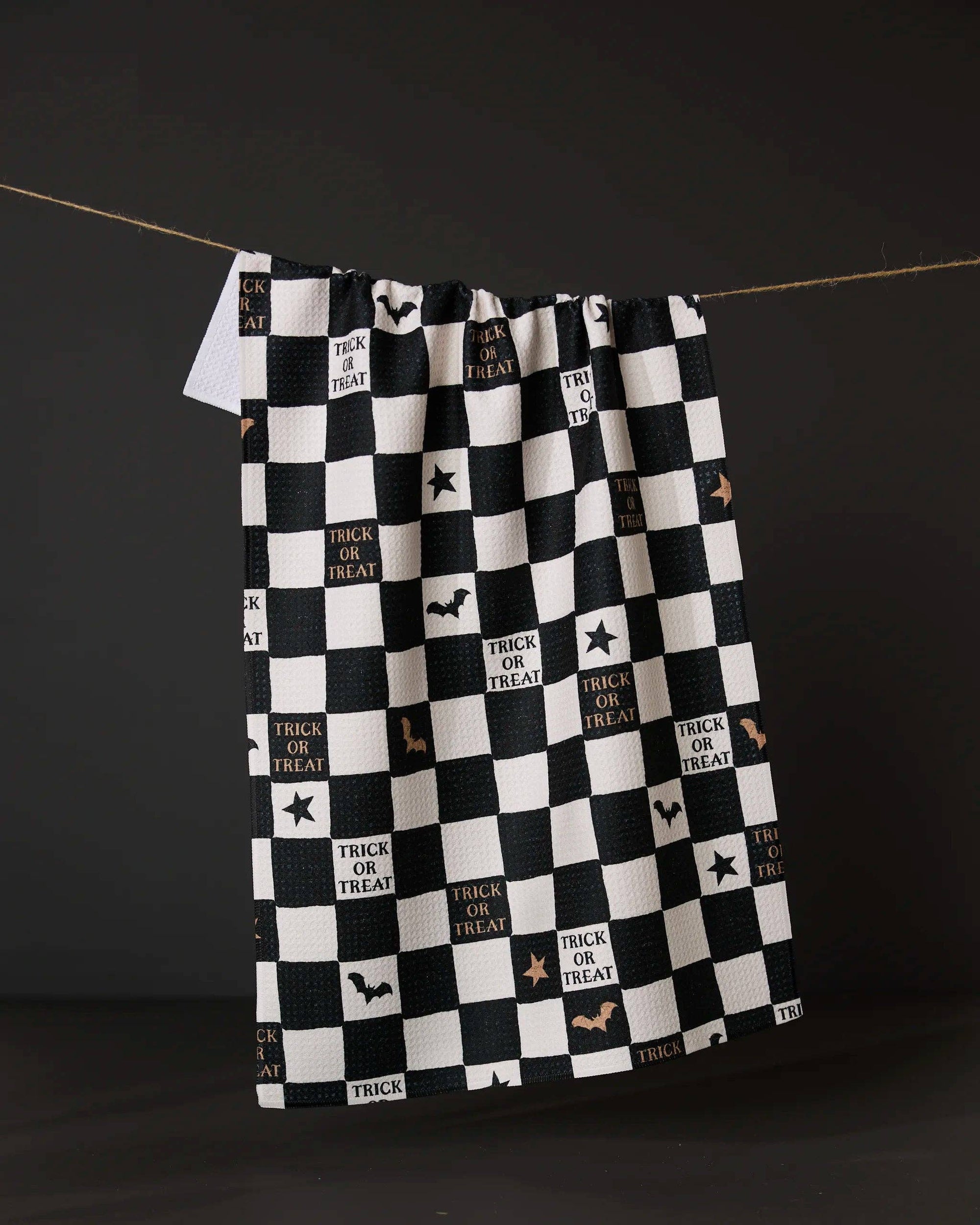 Geometry- Tricks and Treats Tea Towel