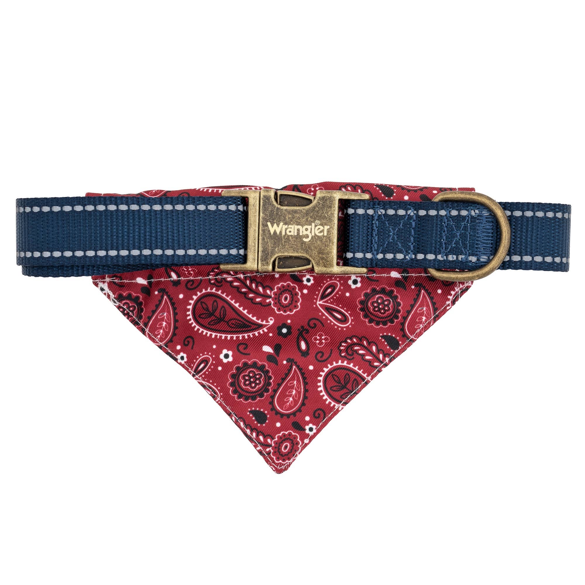 Lexington Pet & Wrangler Pet - Wrangler Red Bandana Collar: Small
