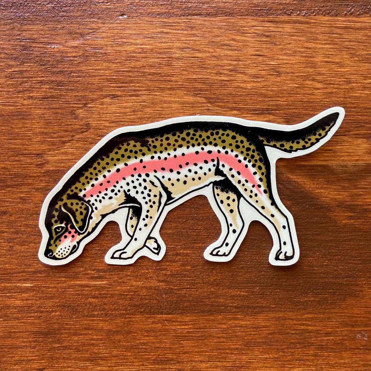 Steel Bison - Labrador Rainbow Trout 3.5 Inch Glossy Vinyl Sticker