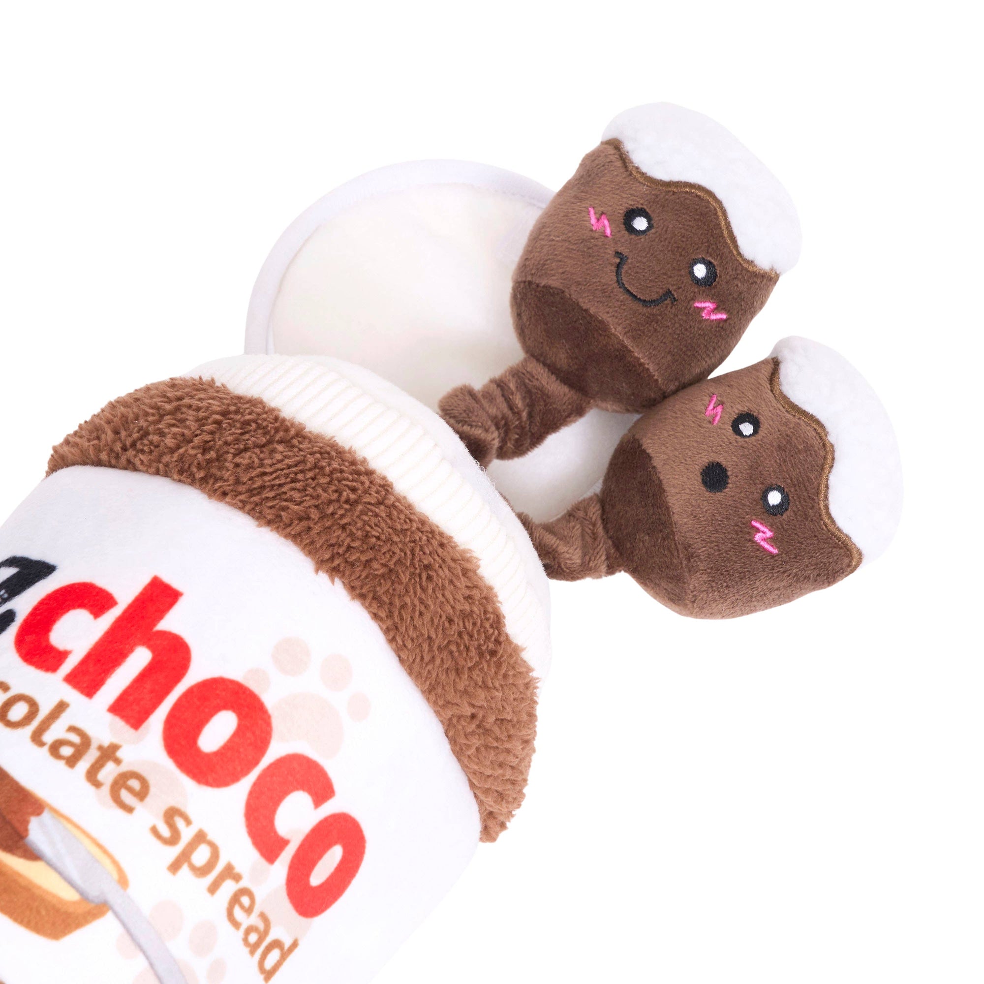 ZippyPaws - Bungee Burrow - Chocolate Spread Jar