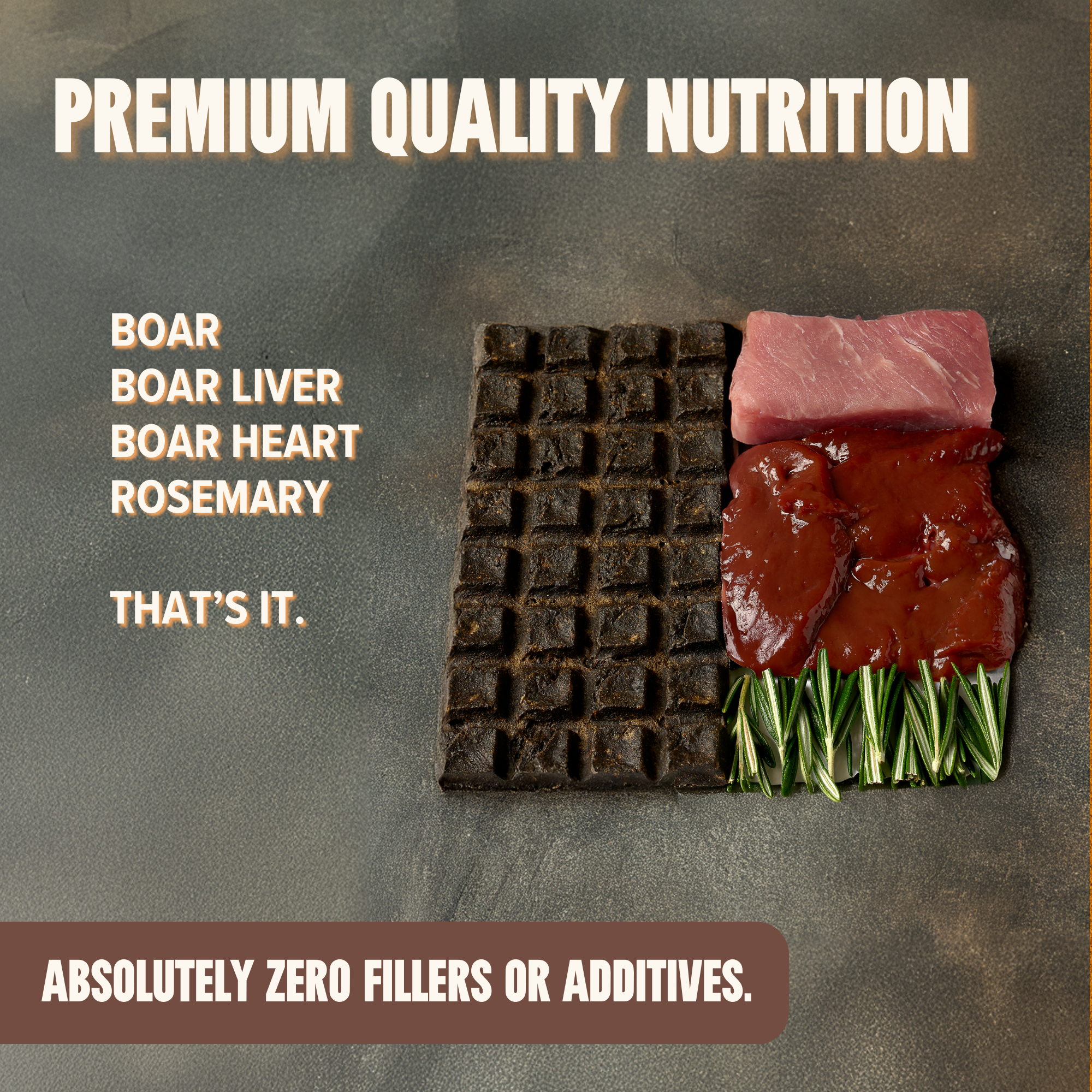 RYŌKEN INSTINCT - Boar Treat & Snack Bar for Active Dogs - Energy & Recovery