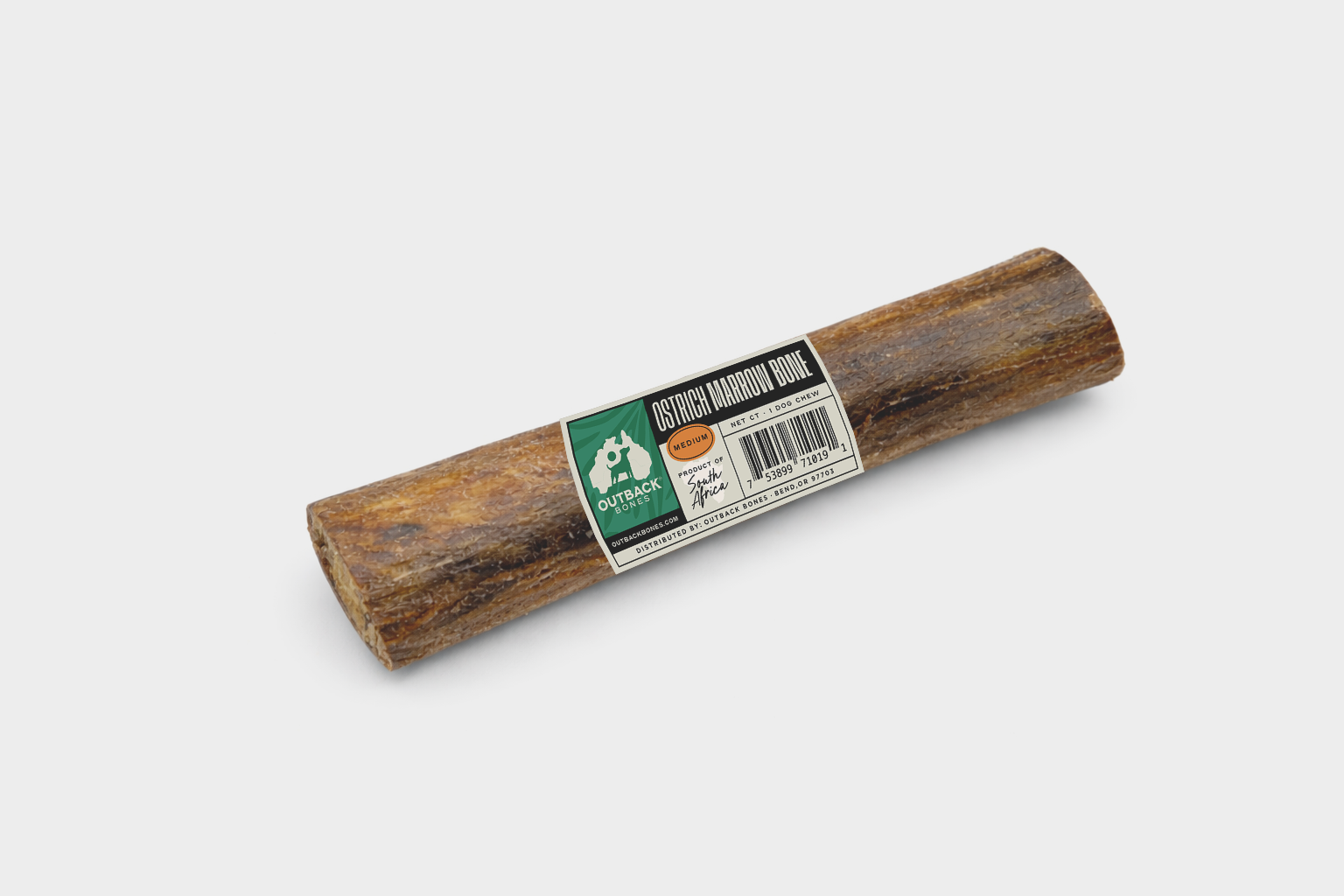 Outback Bones - Ostrich Marrow Bone (7.5 oz)
