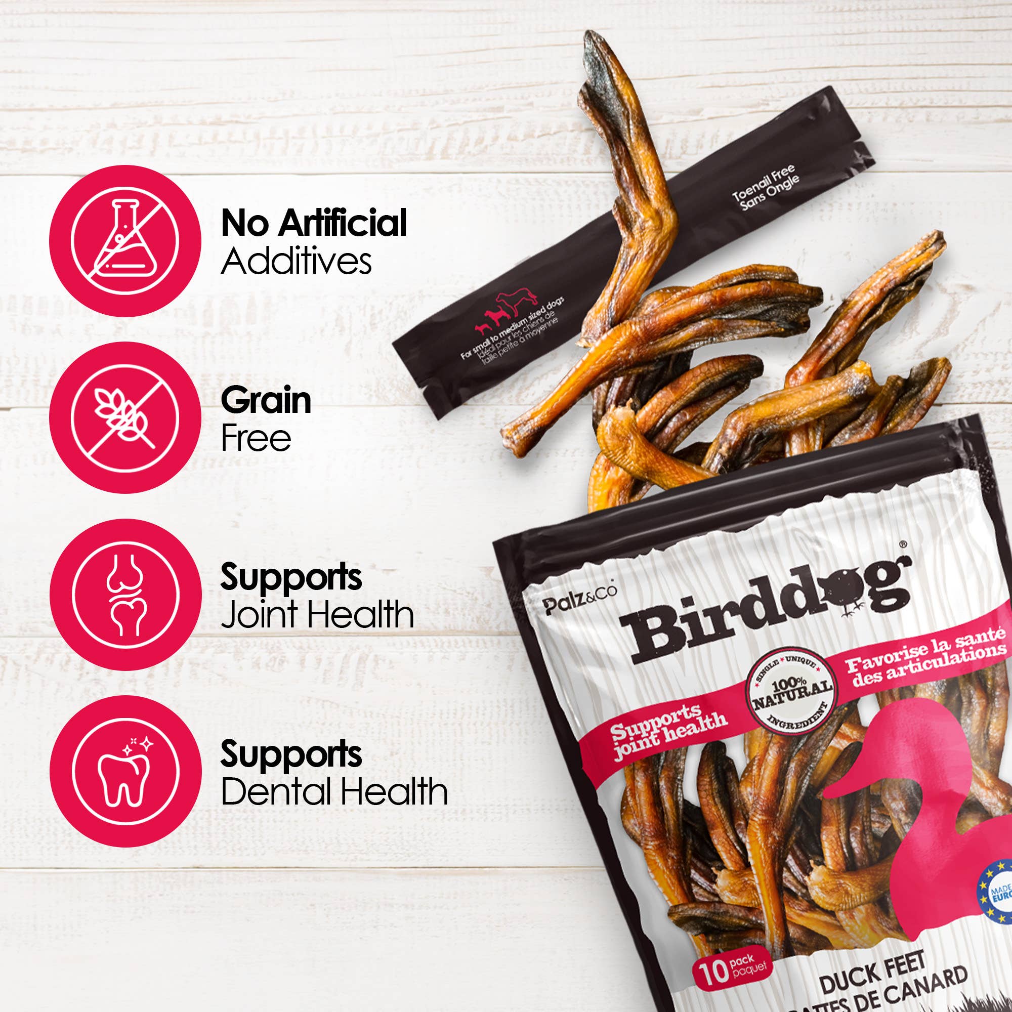 Palz&Co - Birddog Duck Feet (35 Pack)