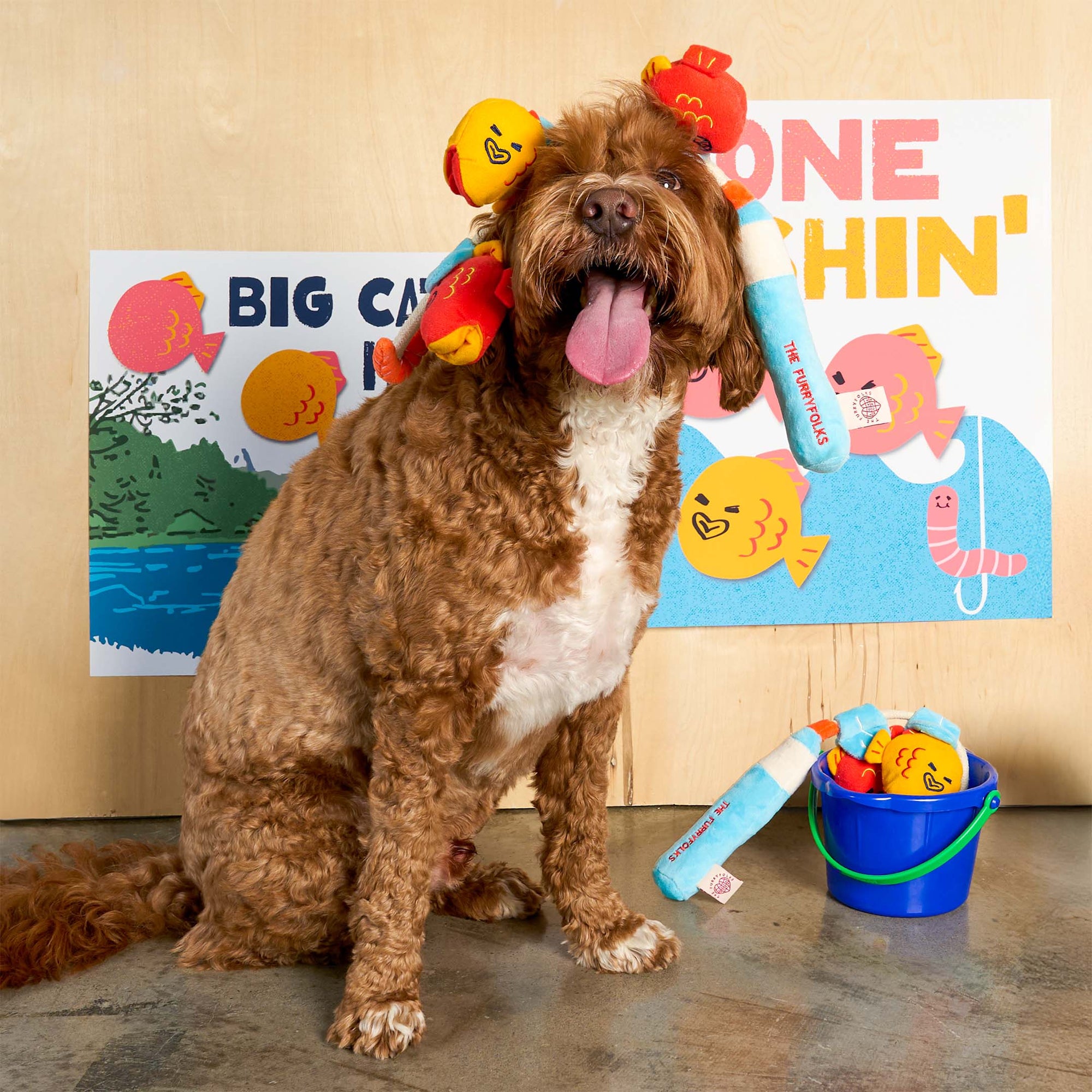 the furryfolks - Fishing Nosework & Tug Toy